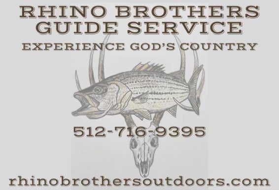Rhino Brothers Guide Service. Lake Buchanan Texas. 512-716-9395 Friendly and professional guide