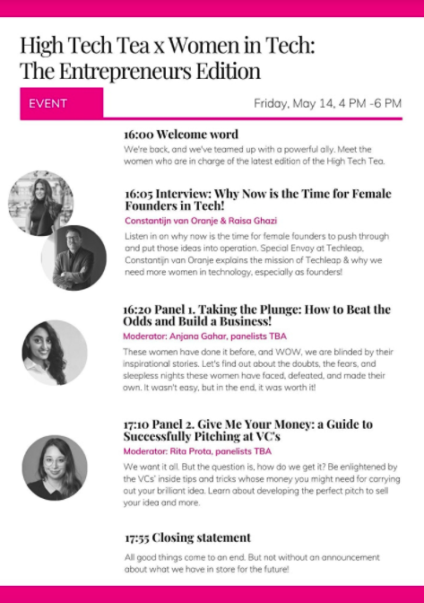 High Tech Tea X Women In Tech The Entrepreneurs Edition Ladies Who Launch Resources For Women Owned Businesses