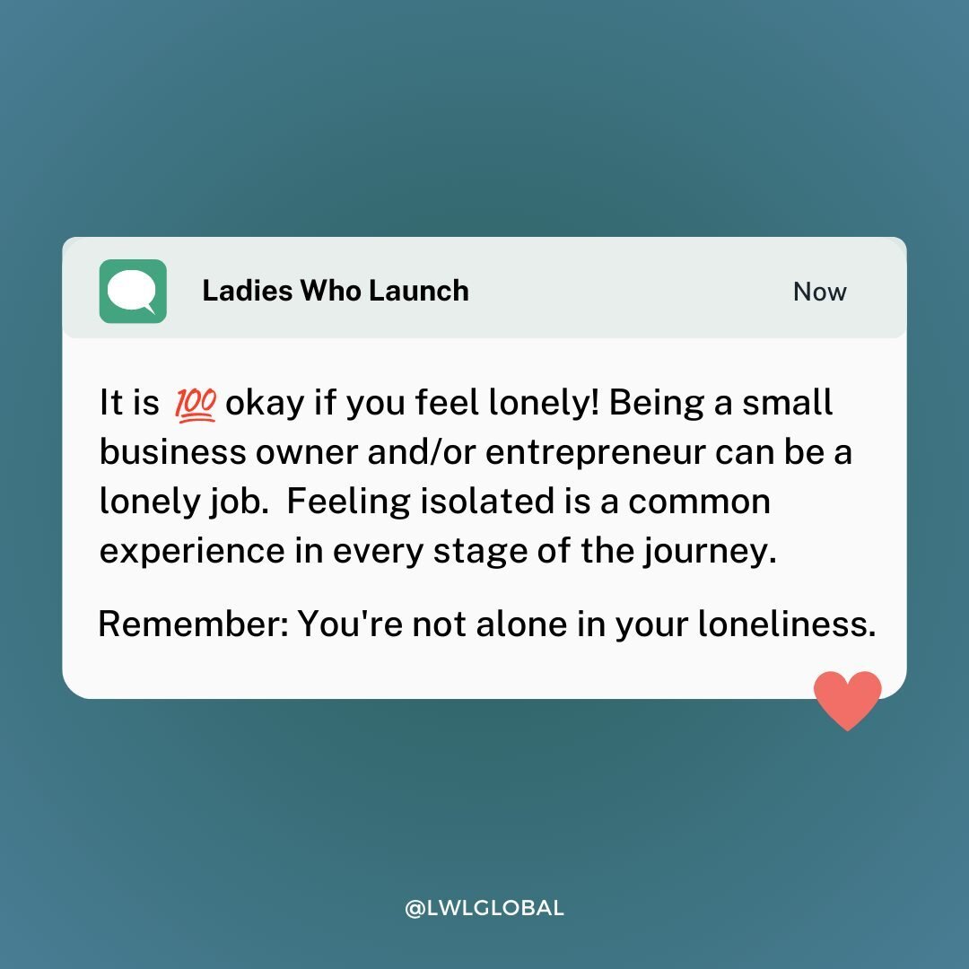 Feeling lonely as an entrepreneur or small business owner is normal. But managing those feelings is key to success. Here are some tips:

✅ Join a community: Attend events or connect on social media.

✅ Connect with loved ones: Get a fresh perspective