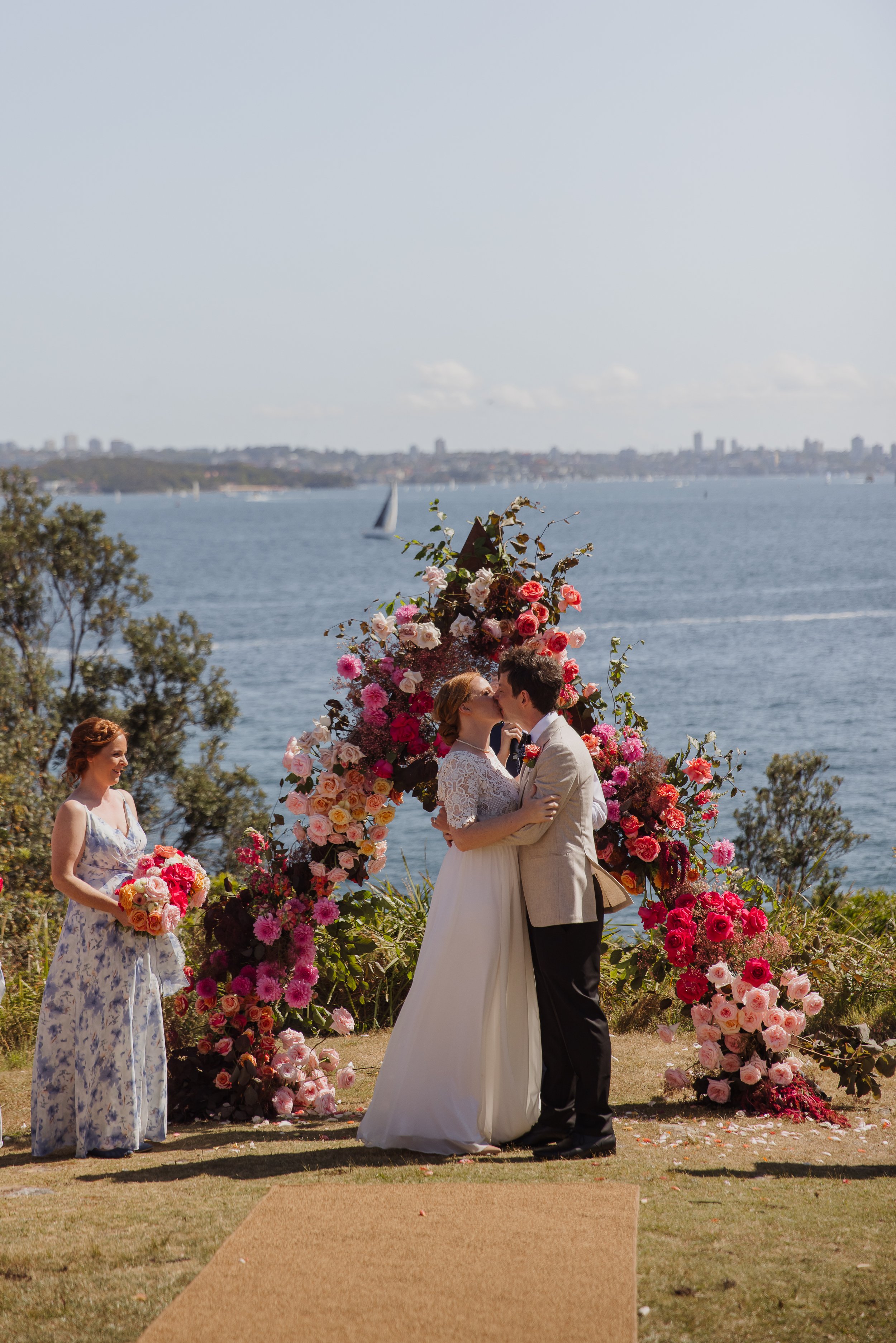 Quarantine station Manly wedding florist stylist