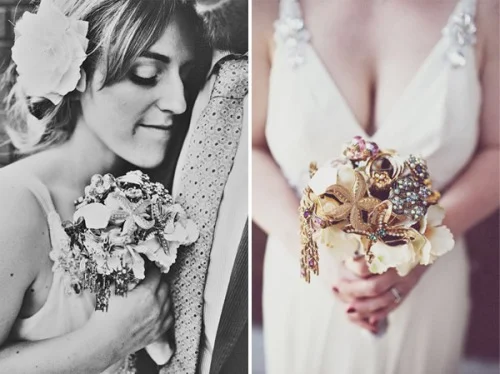 a photo of a brooch-bouquet made by anna-hardy