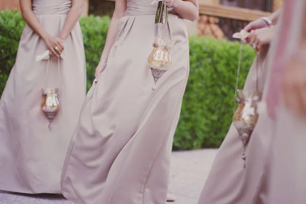 image showing womens holding wedding lanterns bouquets