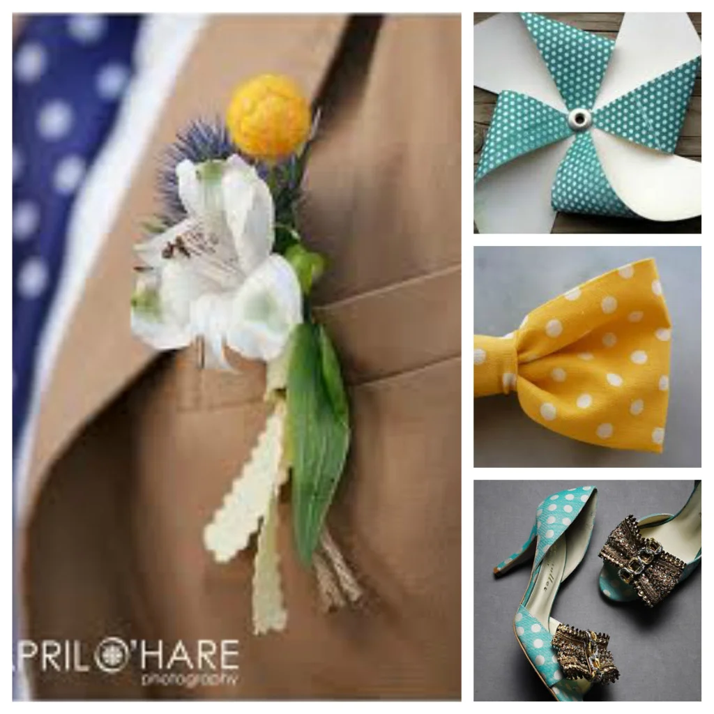 image of Polkadot Wedding Inspiration accessories