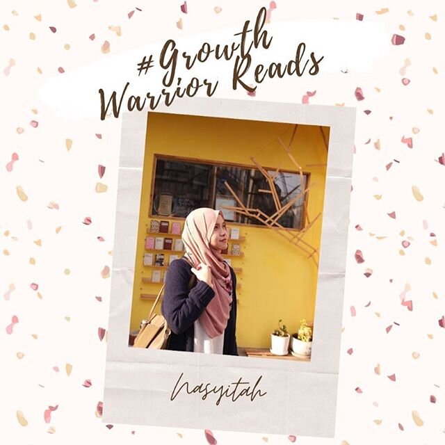 *GROWTH WARRIOR READS*

Hey Growth Warriors! 💚

In this week&rsquo;s  #growthwarriorreads we have the ever so comforting and our favourite embroidery teacher (Nasyitah has been one of our active supporters in empowering ladies through embroidery ski