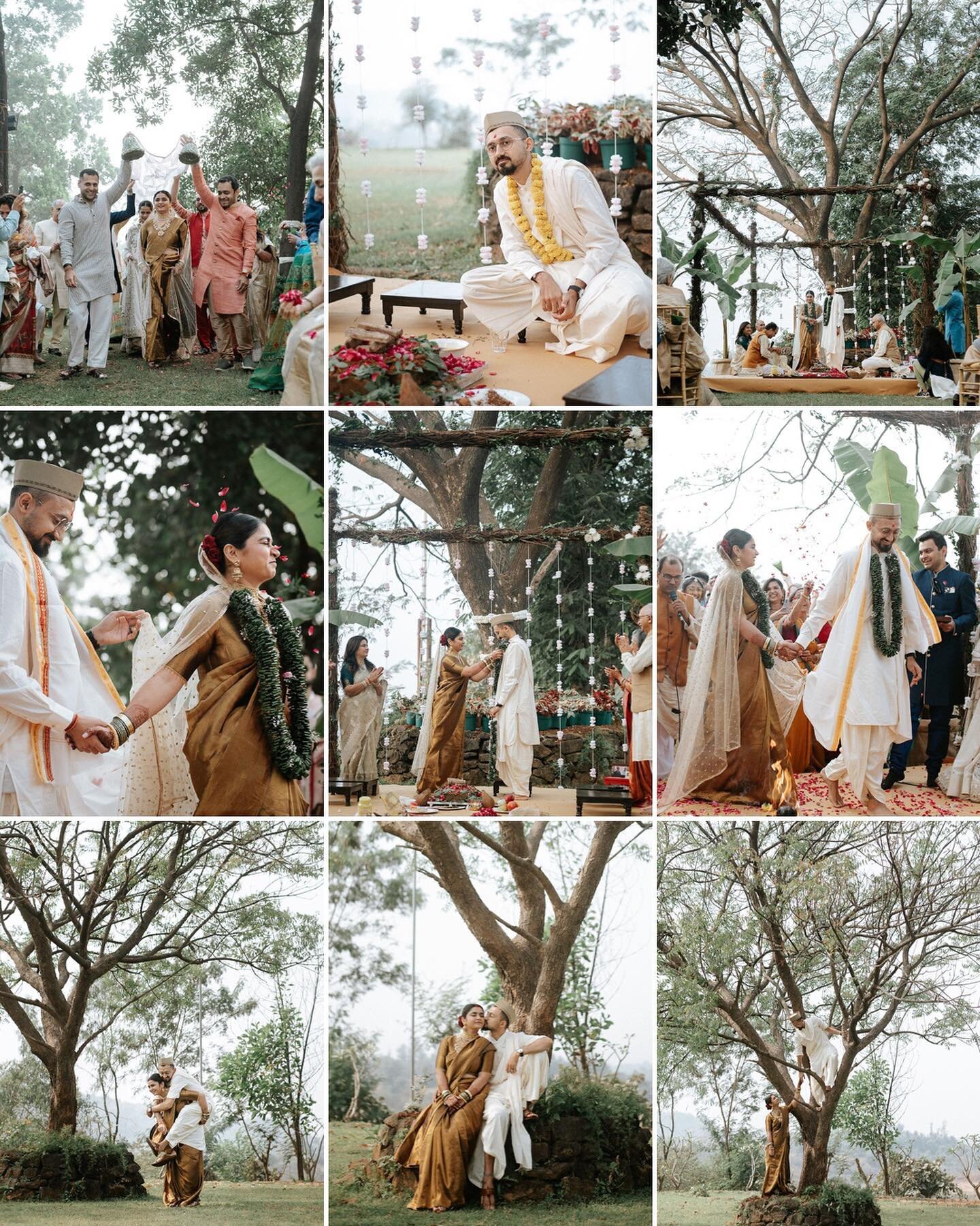 Tanisha and Aakash decided to celebrate their love surrounded by nature and those closest to them. What a beautiful morning it was.

Photographed by @_rachanakaar_ &amp; @gauravhingne for @gaatha.co.in 
Edited by @vedant.fe 
Decor- @panachedecorsoffi
