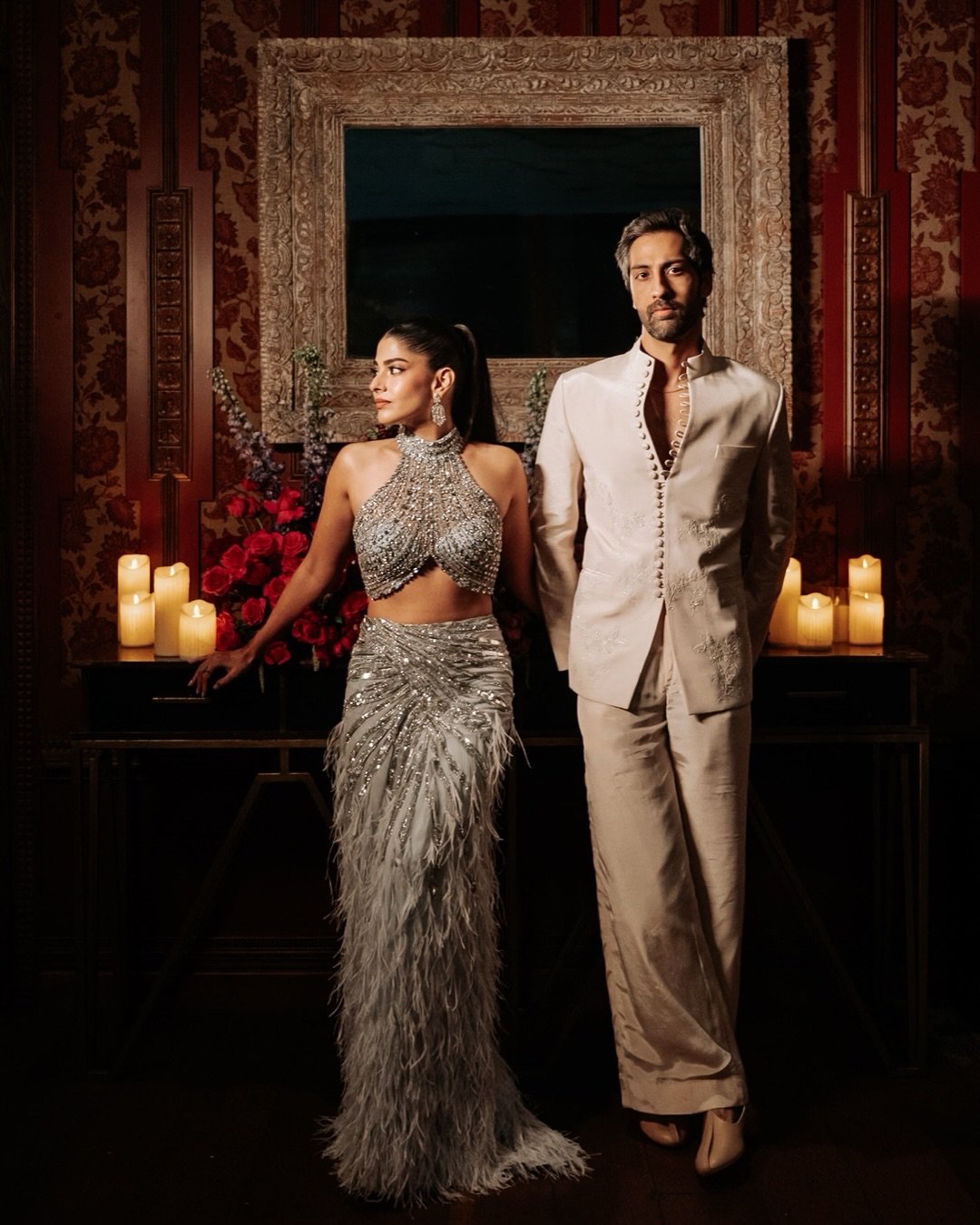 The best portraits are never just about style.
They&rsquo;re about comfort, confidence, and the person standing beside you.

Geetika &amp; Pranav.

Featured in @thenodmag 
Groom's Bandhgala by @duara_india 
Bride wore @monishajaising 

#editorialwedd