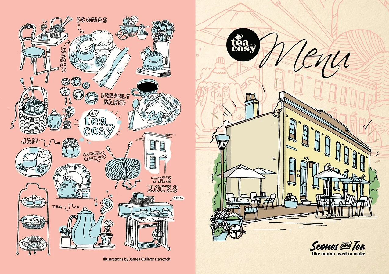 Tea Cosy Menu - 2026 - Front & Back covers
