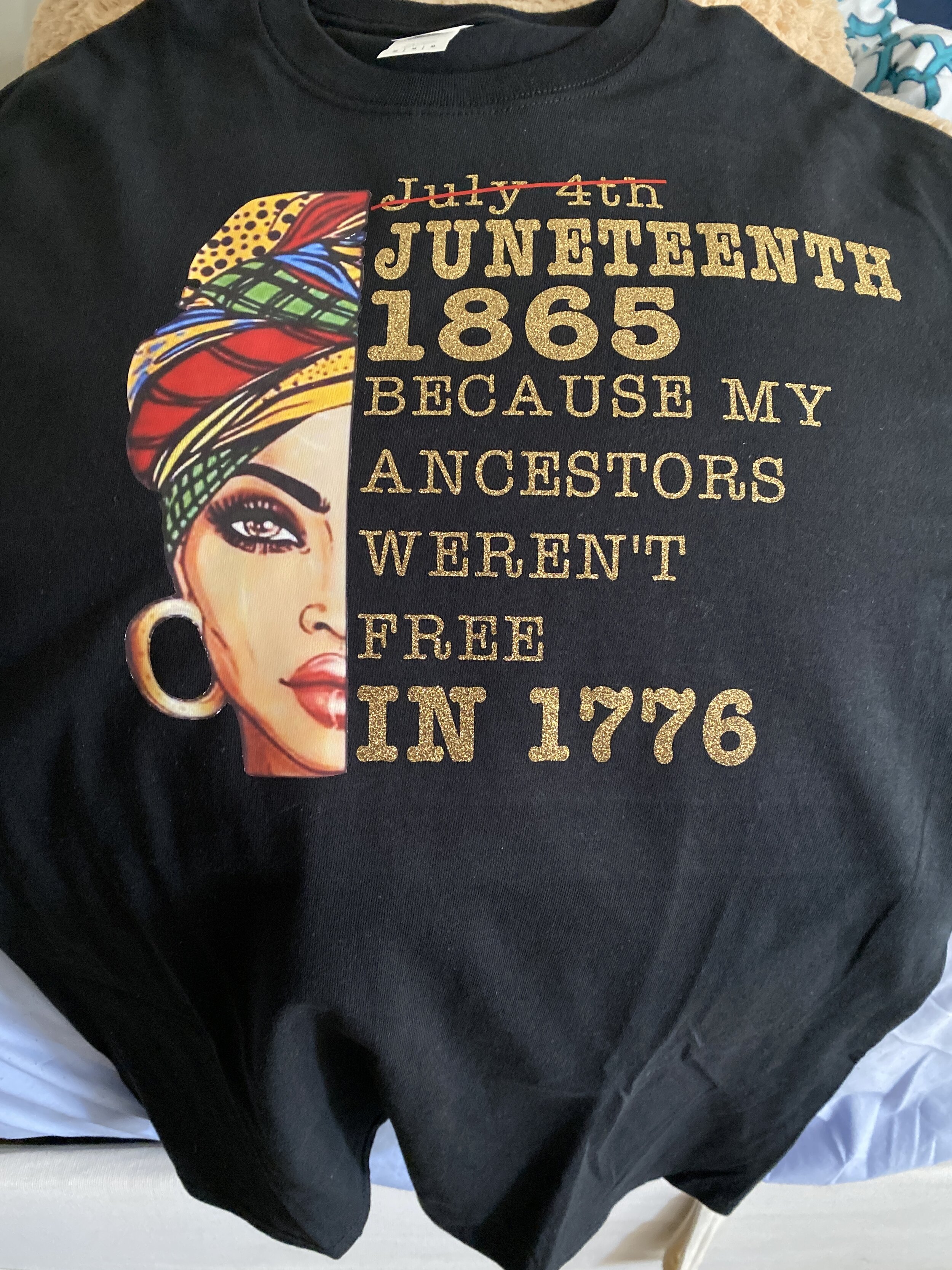 1865 Because My Ancestors Weren't Free in 1776