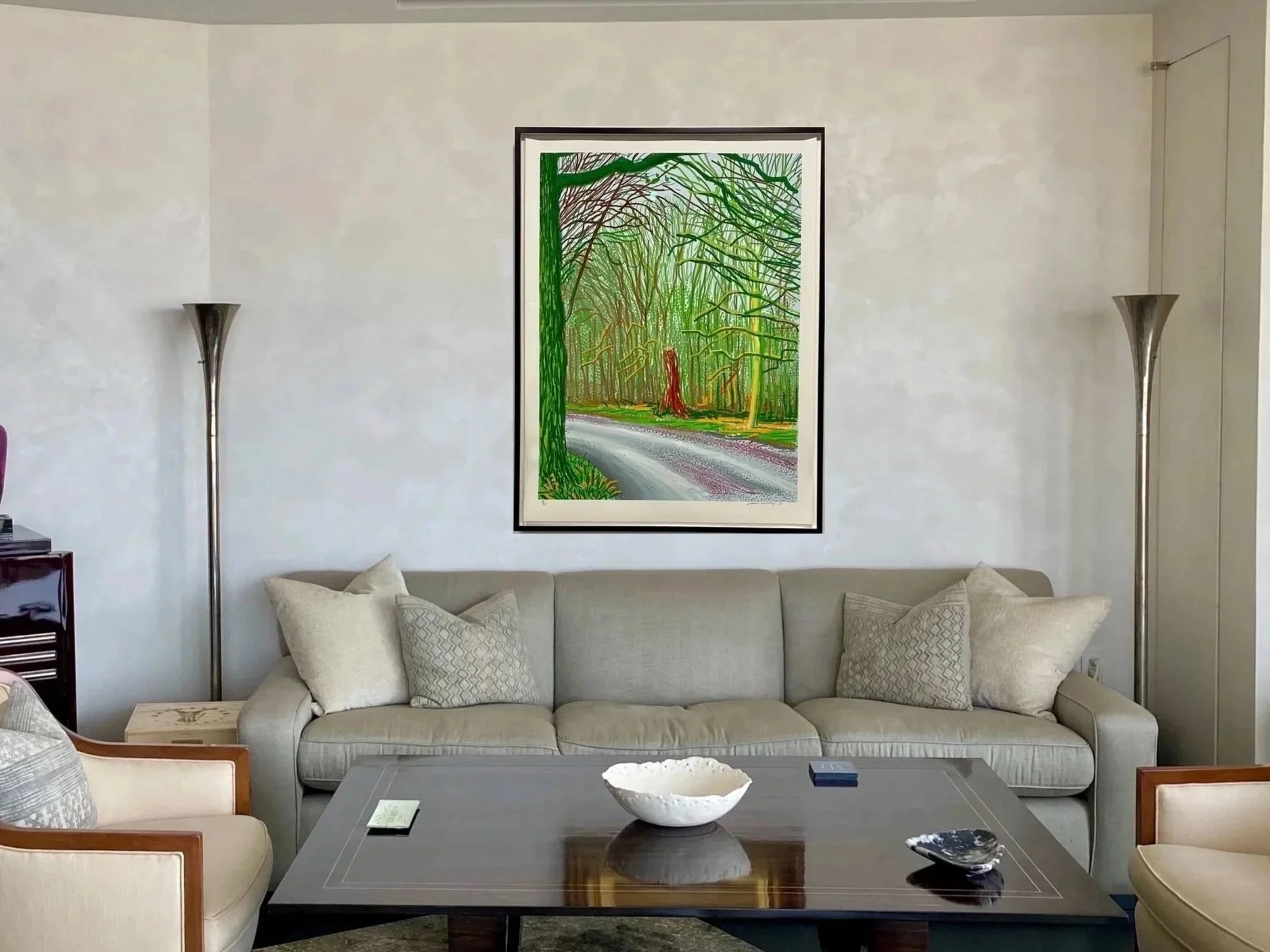 David Hockney, The Arrival of Spring in Woldgate, 2011 