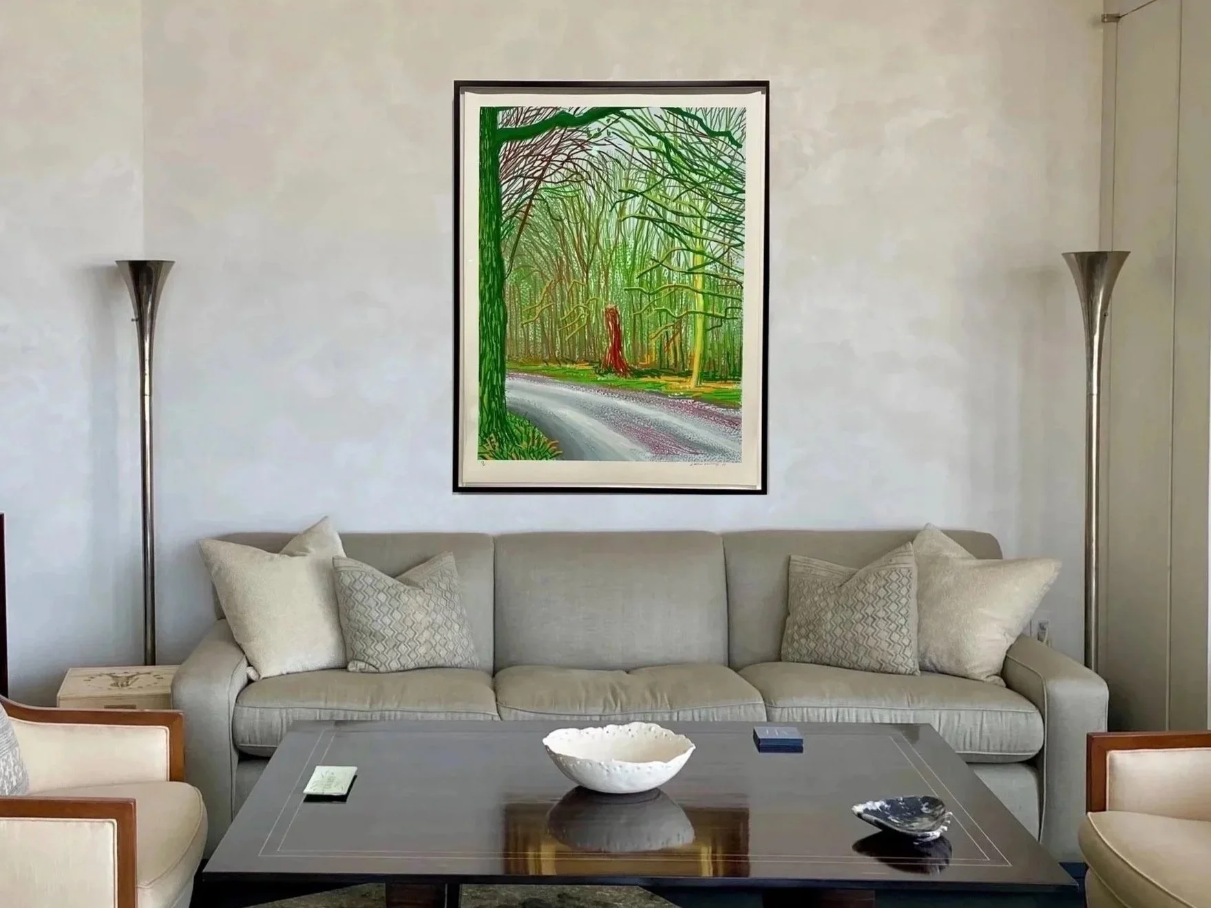 DAVID HOCKNEY, The Arrival of Spring in Woldgate, 2011