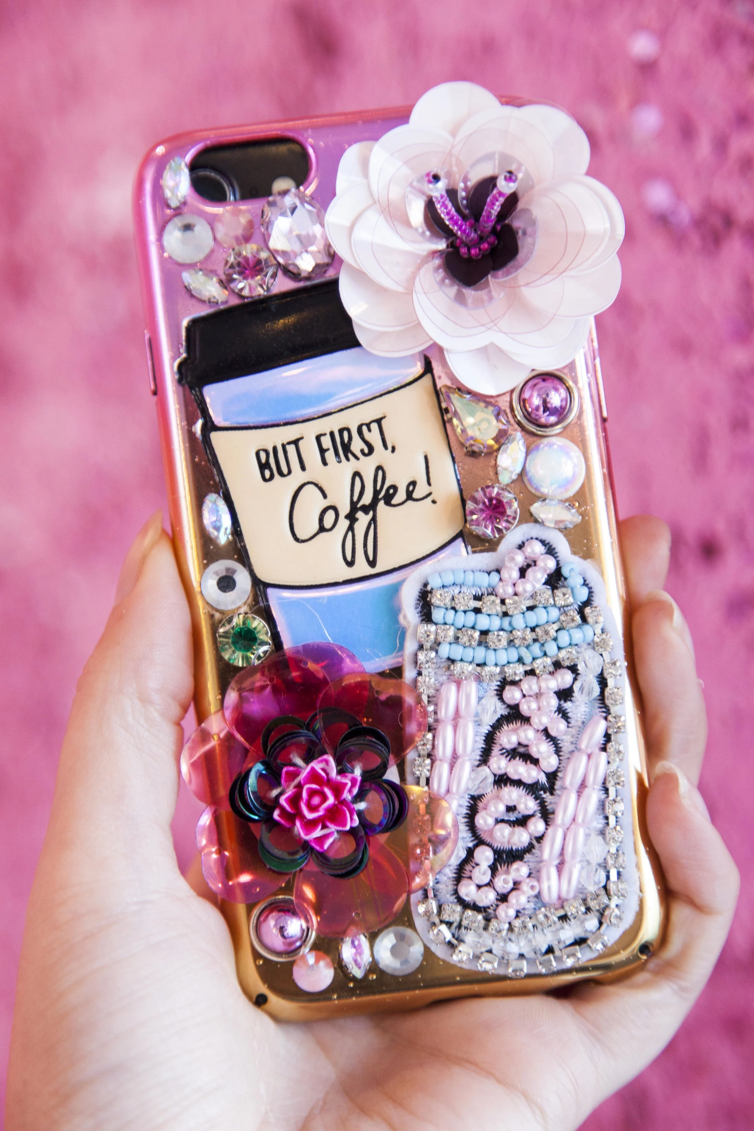Phone Case Embellishment with Maude Studio