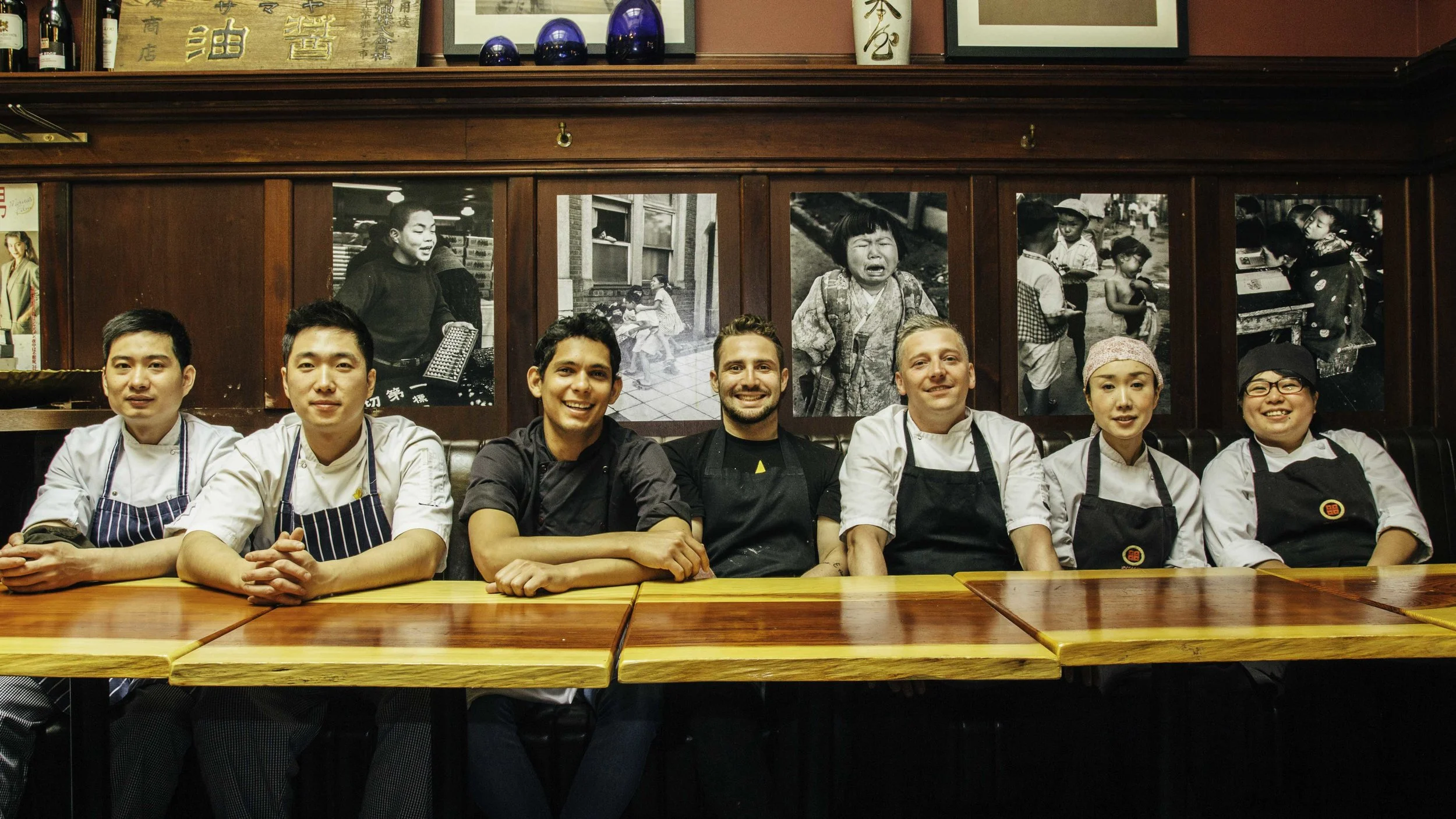 Kitchen team at Yamamori Izakaya and Sake Bar