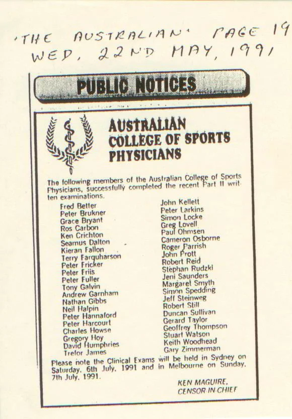The inaugural Fellows, Canberra 1991