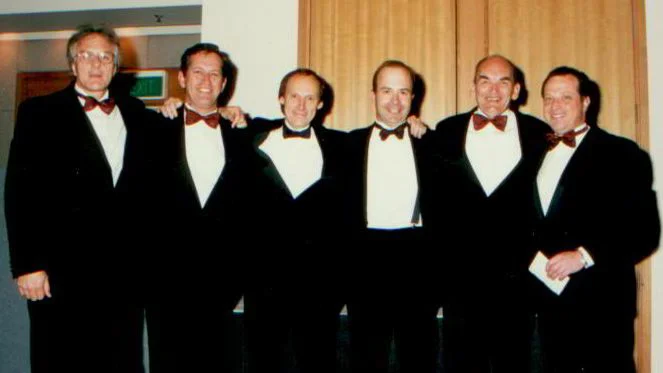 The key people in these first few years and also the first six Presidents of the College were: Stuart Watson, Peter Brukner, Peter Fricker, Ken Crichton, Vince Higgins, Jeff Steiweg