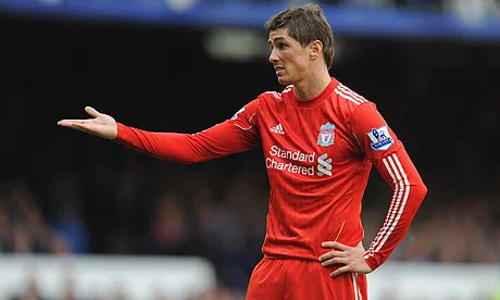 Fernando Torres before he left Liverpool