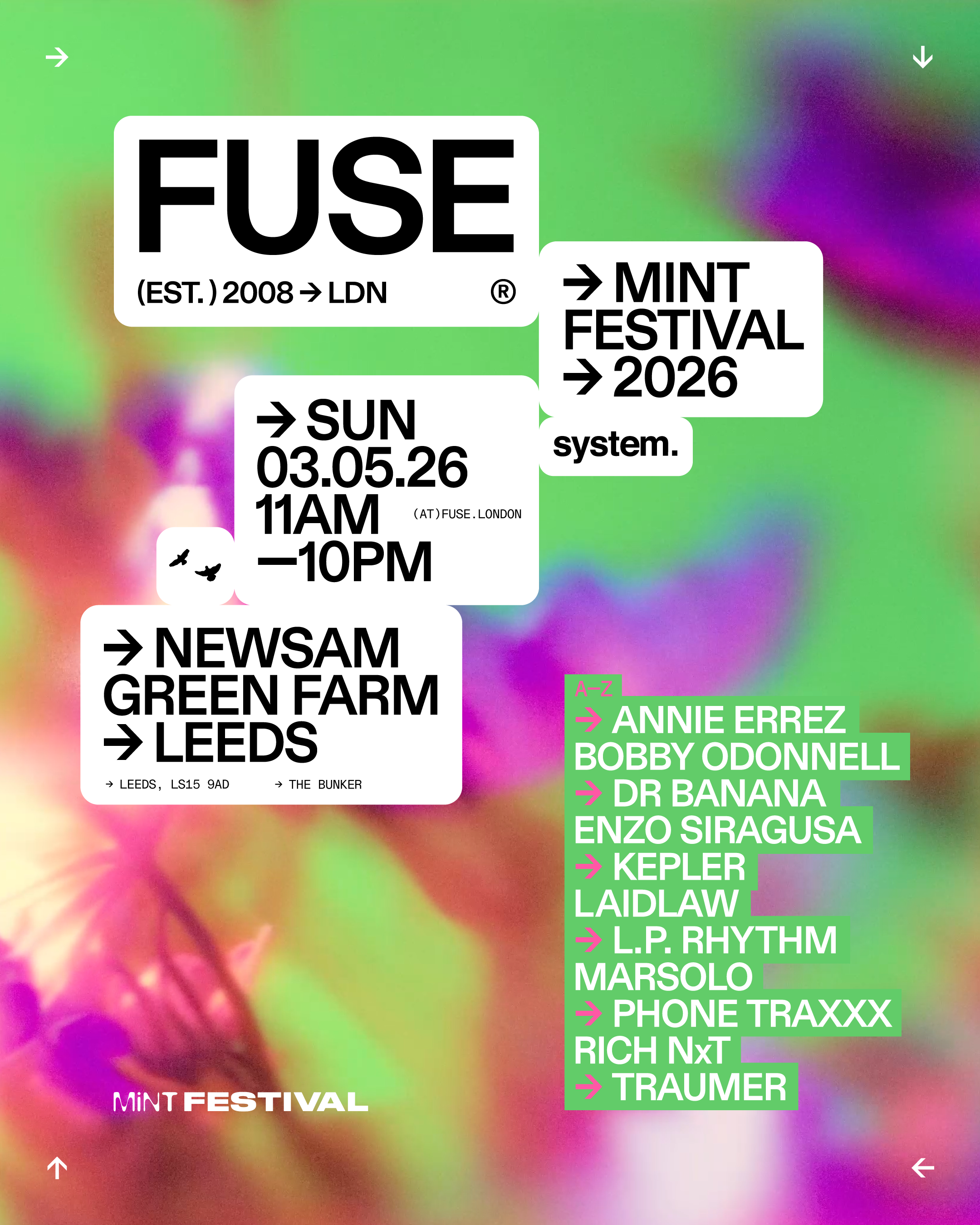FUSE ➔ MINT FESTIVAL