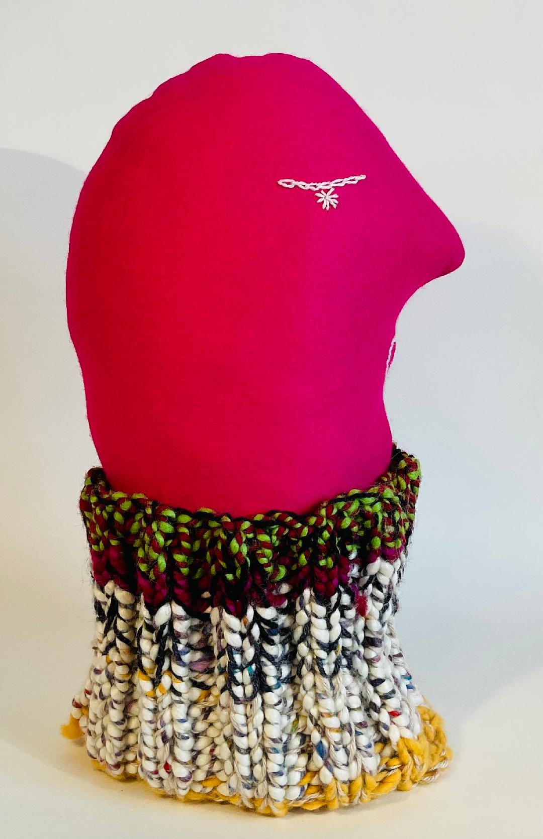 Hand spun wool, hand knitted