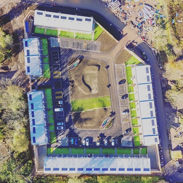 An interesting shot of our recently completed, affordable housing scheme at Edmonstone for Cruden Homes and Hillcrest Housing. We look forward to seeing it again when the landscaping is fully established giving a vibrant focal point to the housing #e