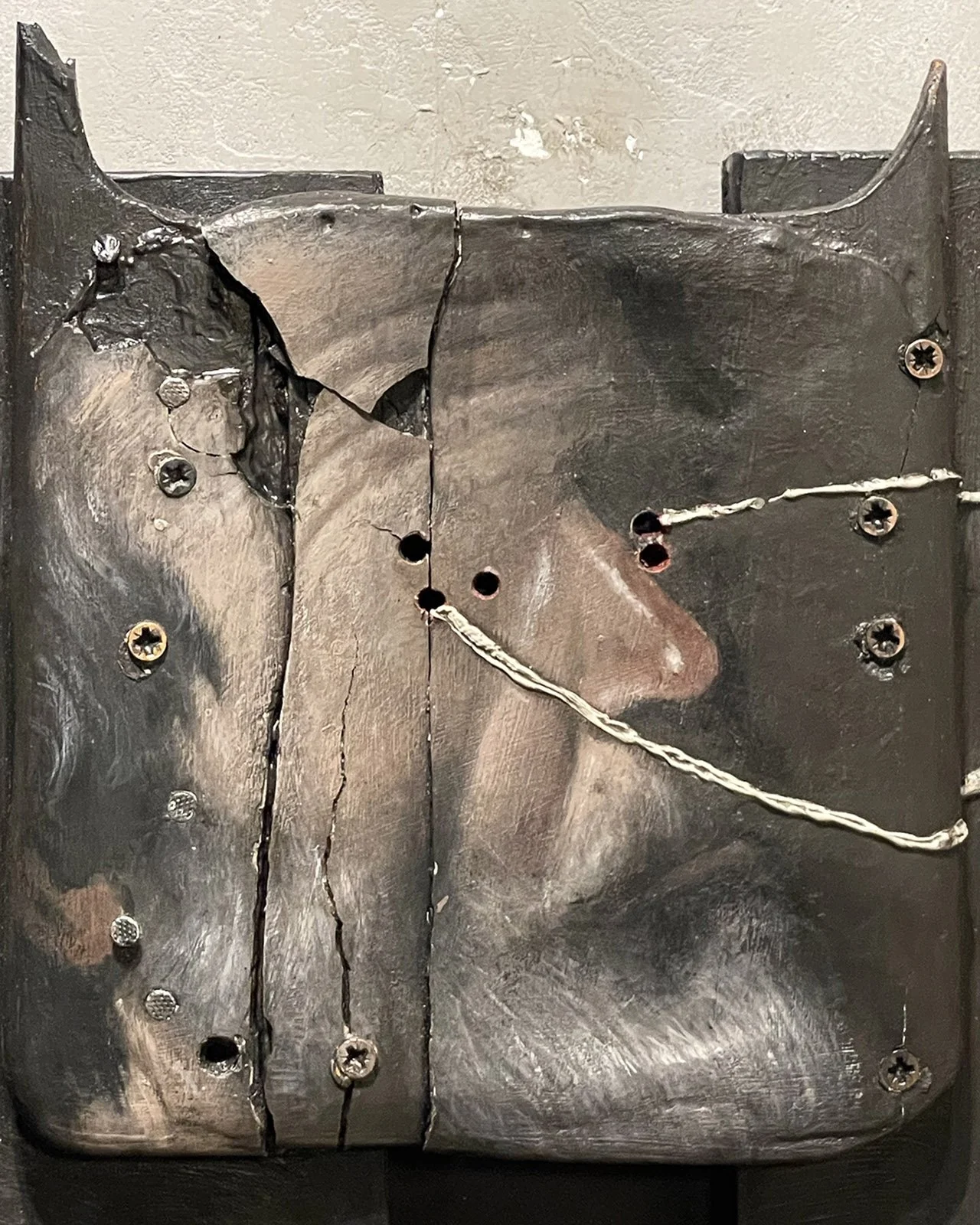 Virgilio Rospigliosi - variazioni su Ribera. Pensiero ricorrente. Cm 65x40, tempera su legno. 1989- 5.jpg