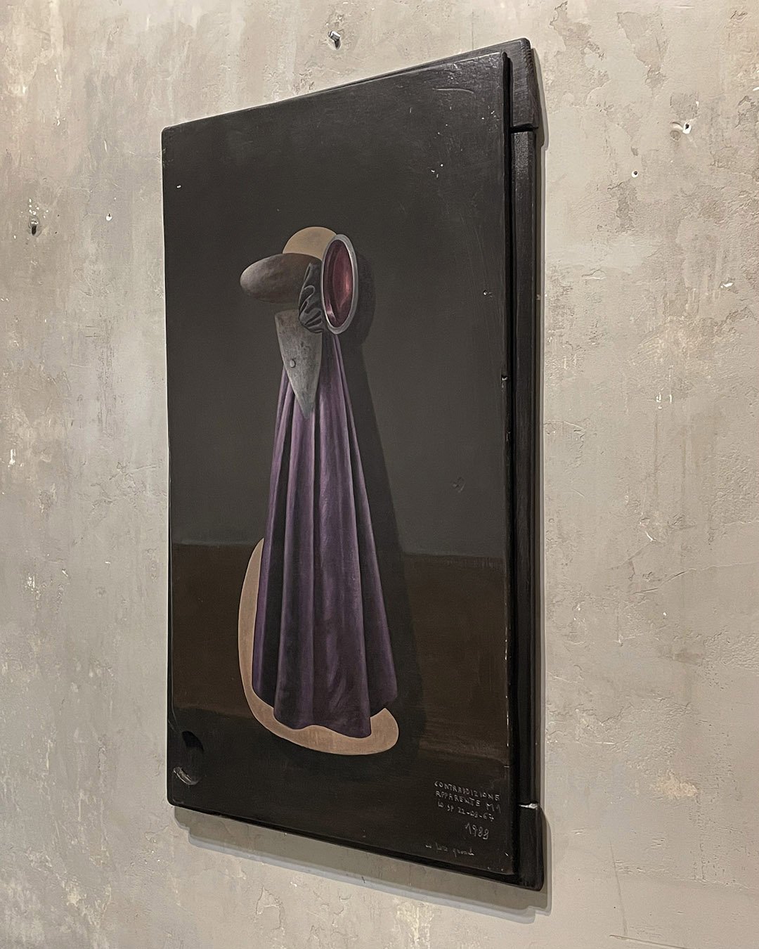 Virgilio Rospigliosi - Contraddizione apparente M1, 1988. tempera su legno, cm 84x50 6.jpg