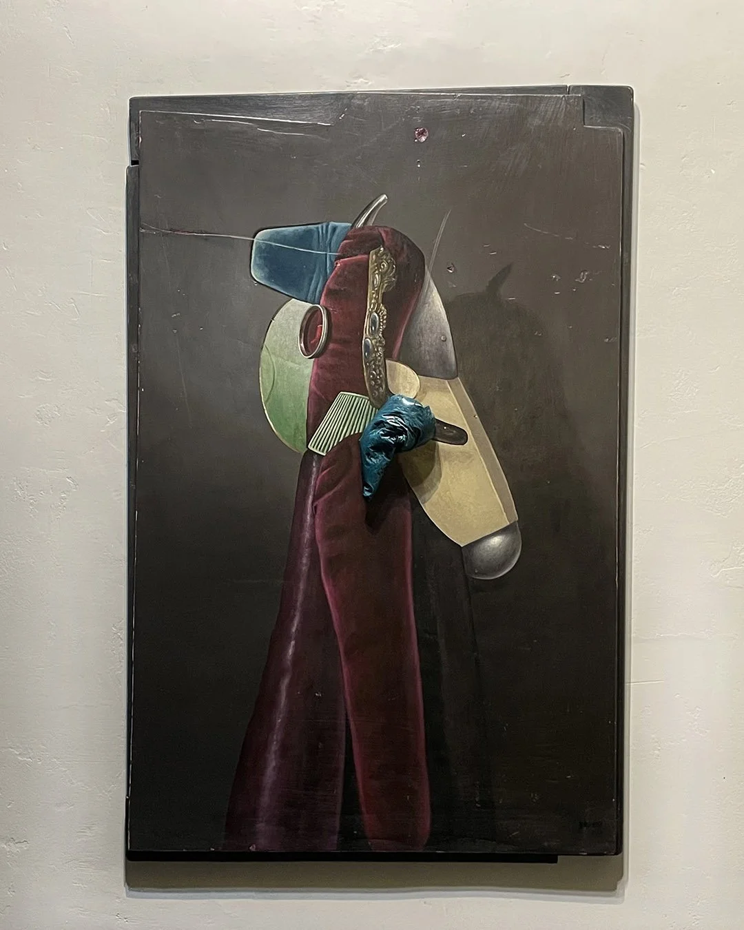 Virgilio Rospigliosi. Aporia 5b- contraddizoone apparente 110x74x10, acrilico su legno, cemento armato. 1987-2026 4.jpg