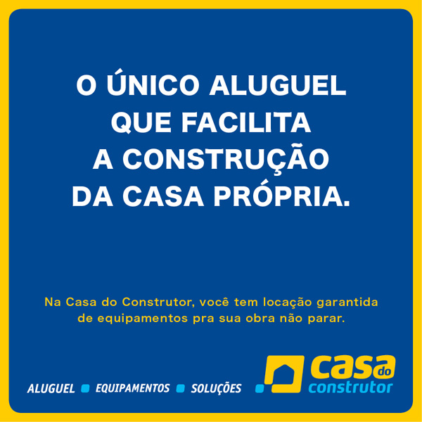 Casa do Construtor  Aluguel de Equipamentos