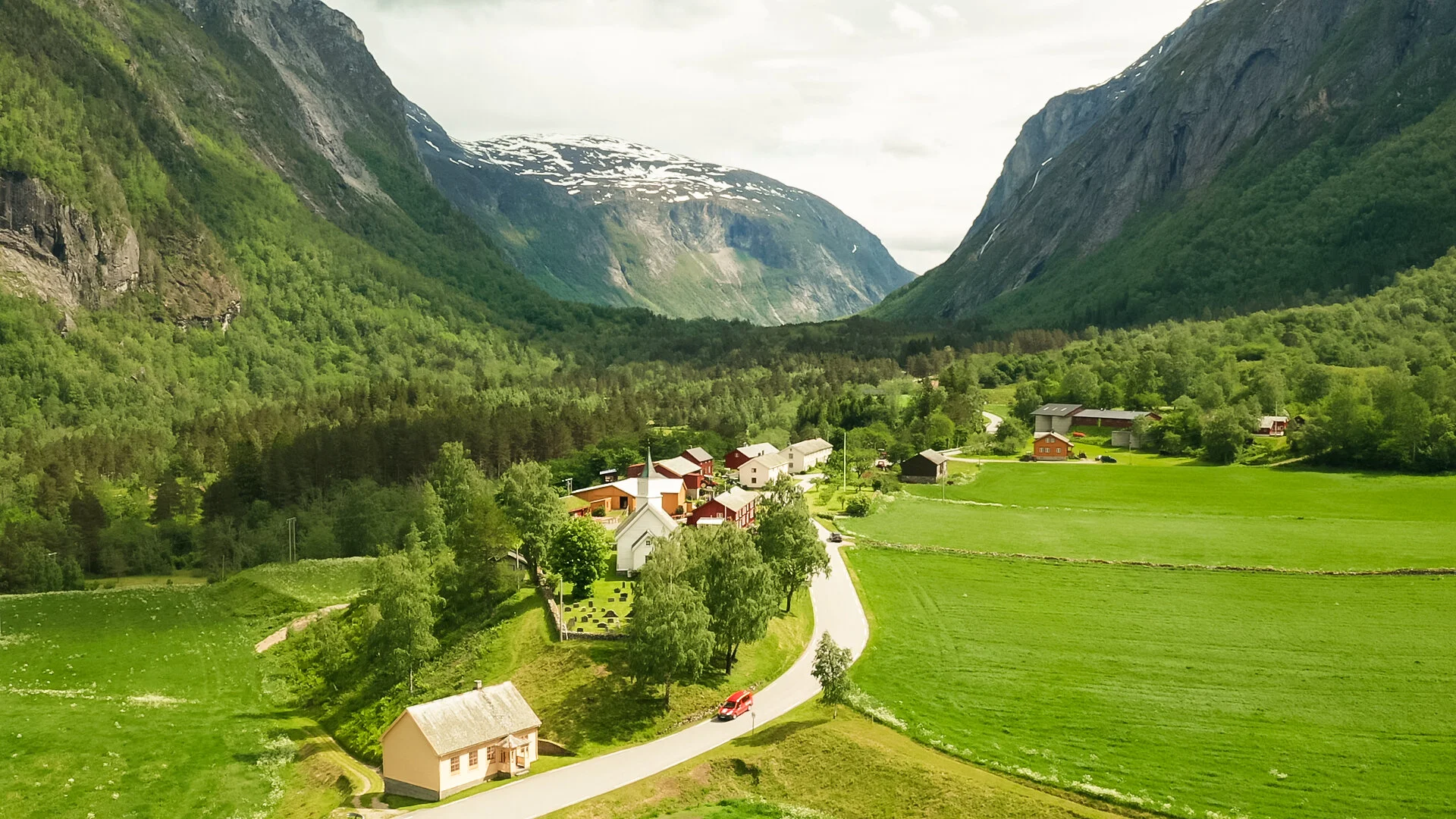 Having inside knowledge about our fjords and mountains is a market advantage when scouting for drone locations. Captured with Mavic 2 Pro.