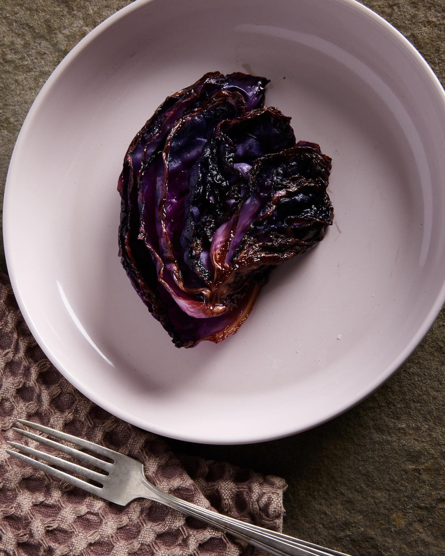 Getting back into vegetables after a cozy and carb heavy holiday with this charred cabbage &mdash; perfect side piece or dress it up for a main event.