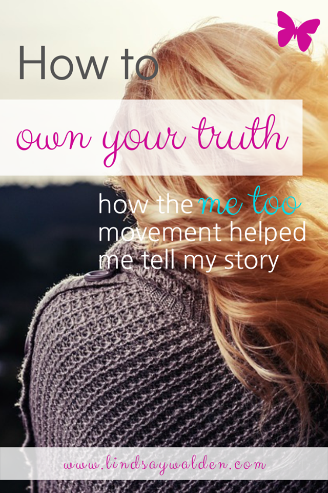 Do you have a #metoo story? Please know you are never alone. Know there is a freedom in telling your story, to owning your truth, and healing often begins once you let go and take back the control. I found strength once I told my story. I hope you d…