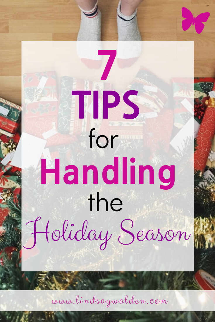 Are you feeling the holiday stress? Do you wish you knew of some ways to manage it all plus still enjoy the holiday season? Here are my tips to dealing with Holiday Stress. #HolidayStress #StressManagement #HolidaySeason #FamilyStress