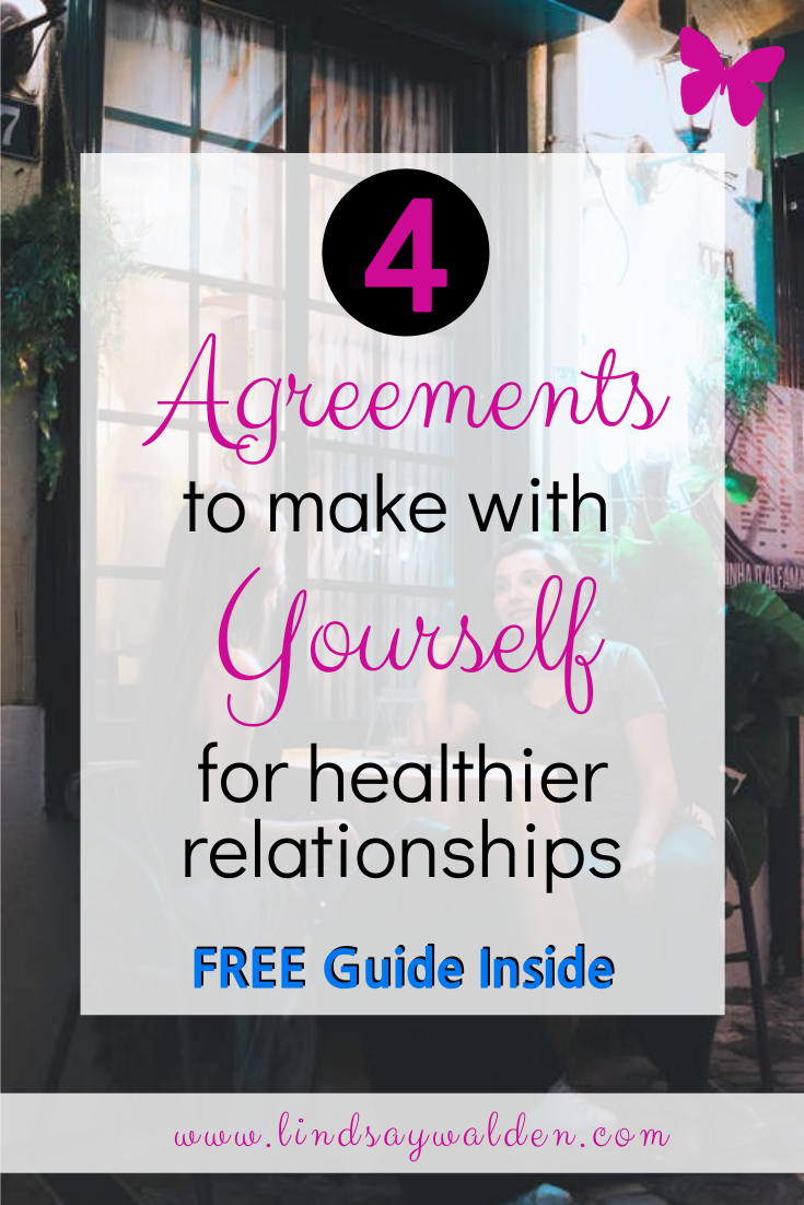 Did you know the key to better, healthier, and meaningful relationships is YOU and the agreements you have with yourself? That's right. The agreements you make with yourself, the boundaries you hold to, and the words you say determine what kind of r…