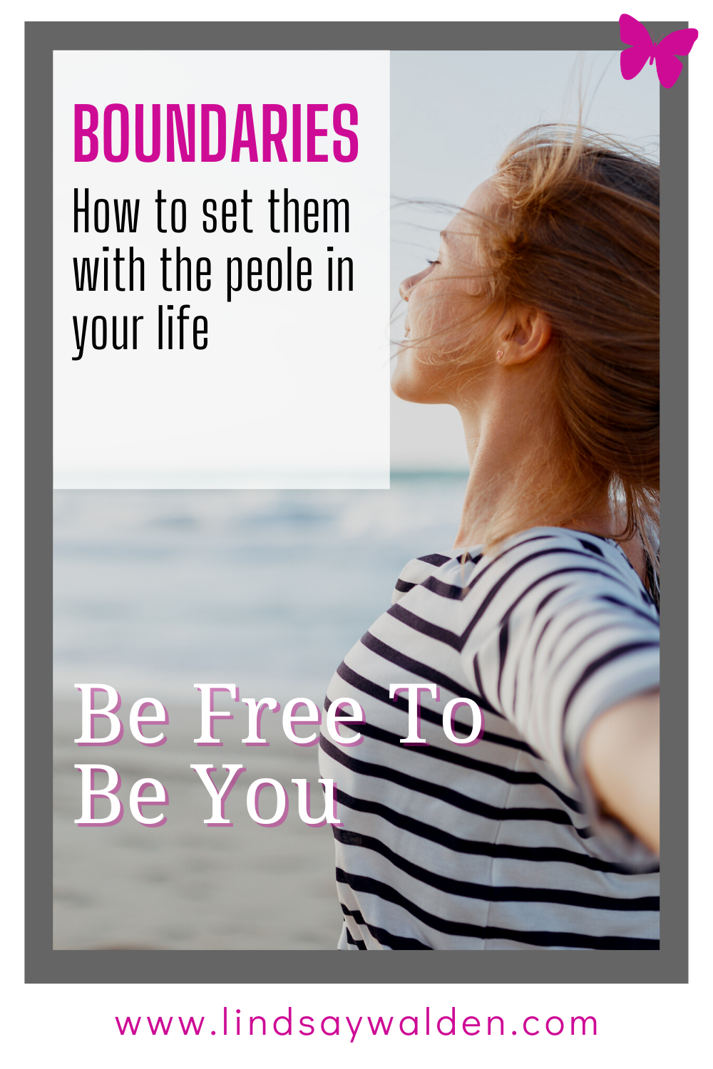 Setting boundaries allows you to freely be yourself, to love yourself and others, and still get the respect and treatment you deserve. To be authentically you, know what the 7 boundaries are, set them in your life, and hold firm to them.