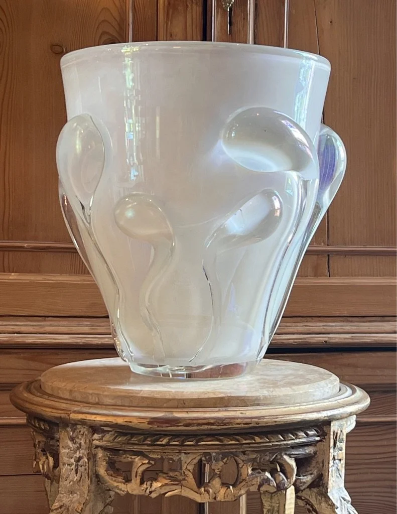 Large Dutz art glass Champagne Cooler