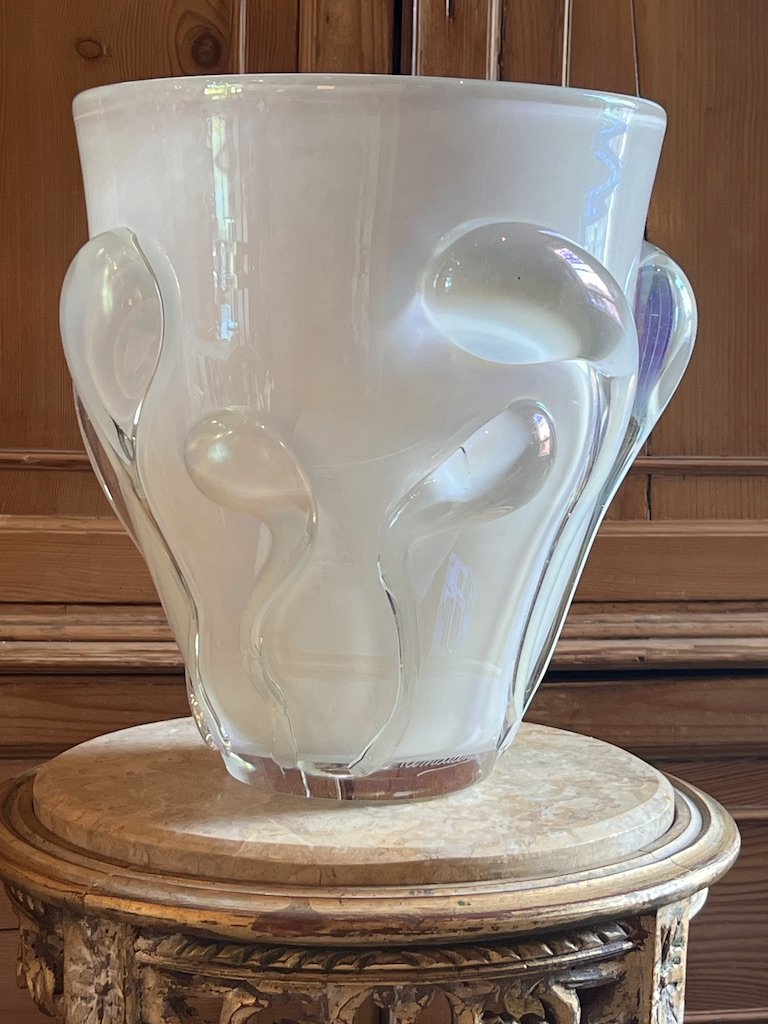 Large Dutz art glass Champagne Cooler