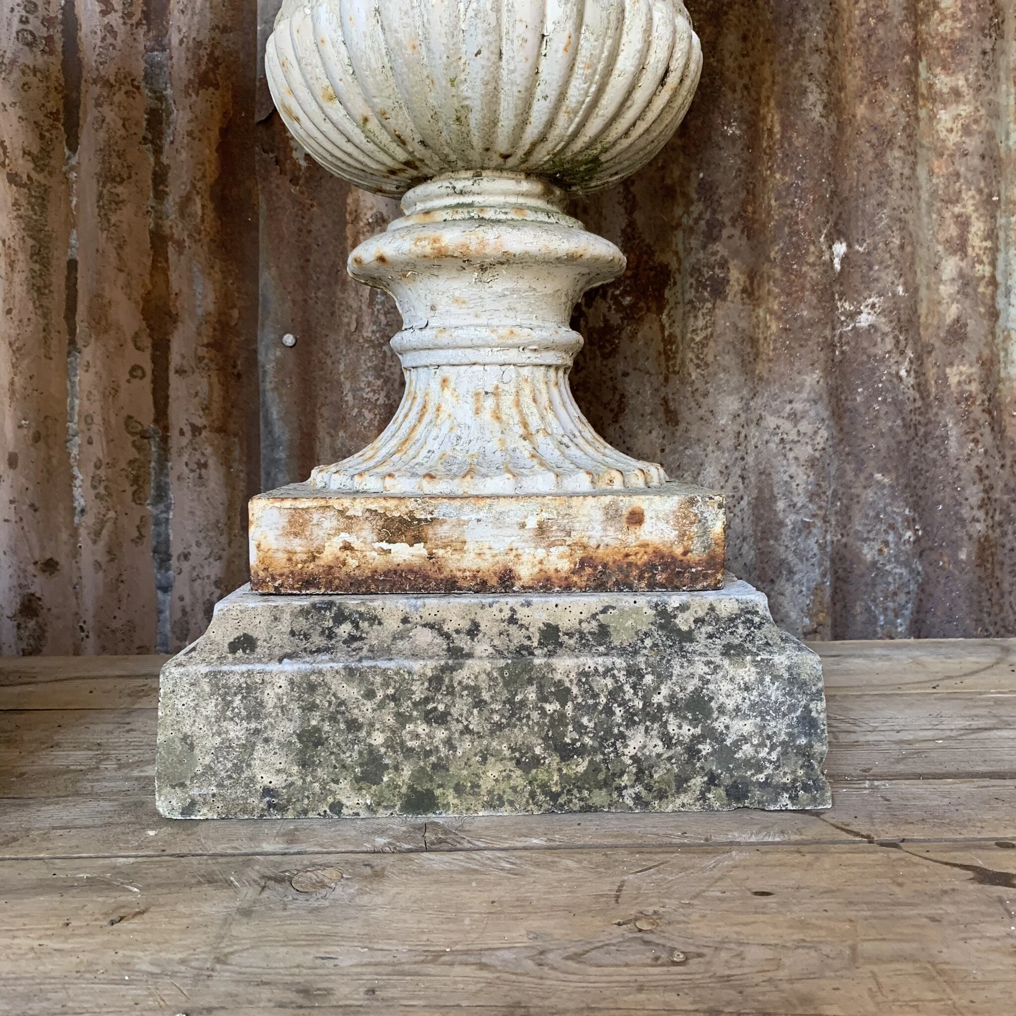 Pair of Large Classical English Garden Urns — Stag & Squire