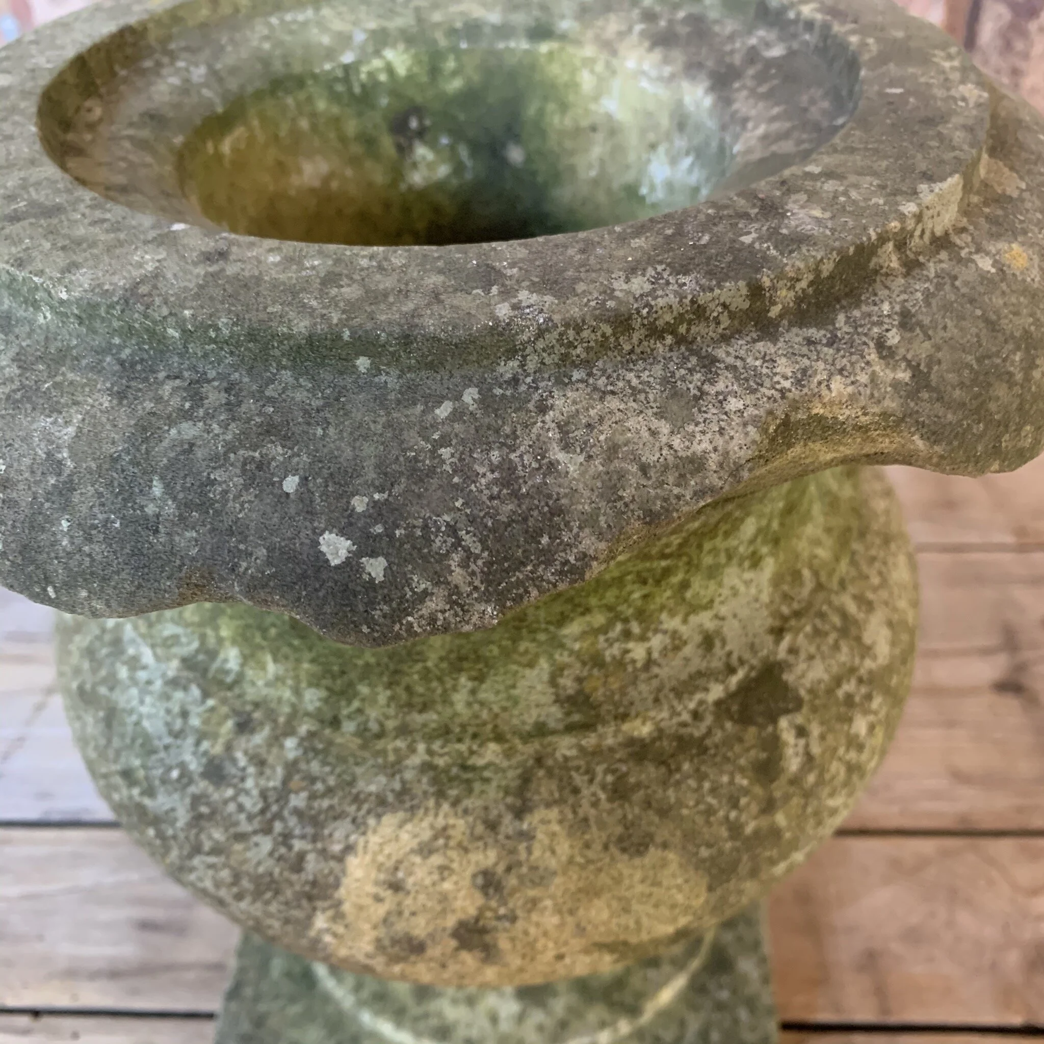 marble garden urn