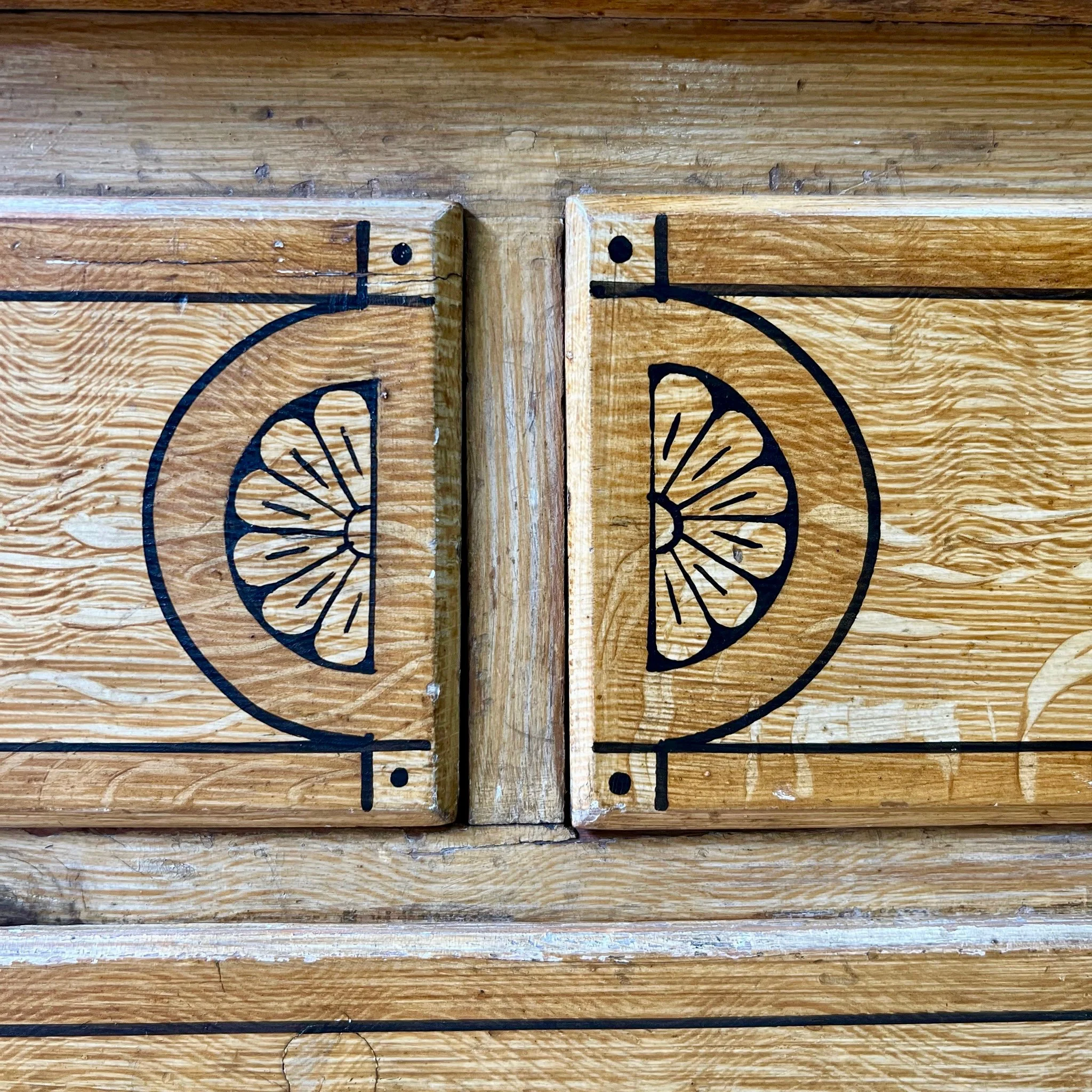 Delightful and Petite Arts and Crafts 19th Century Chest of Drawers