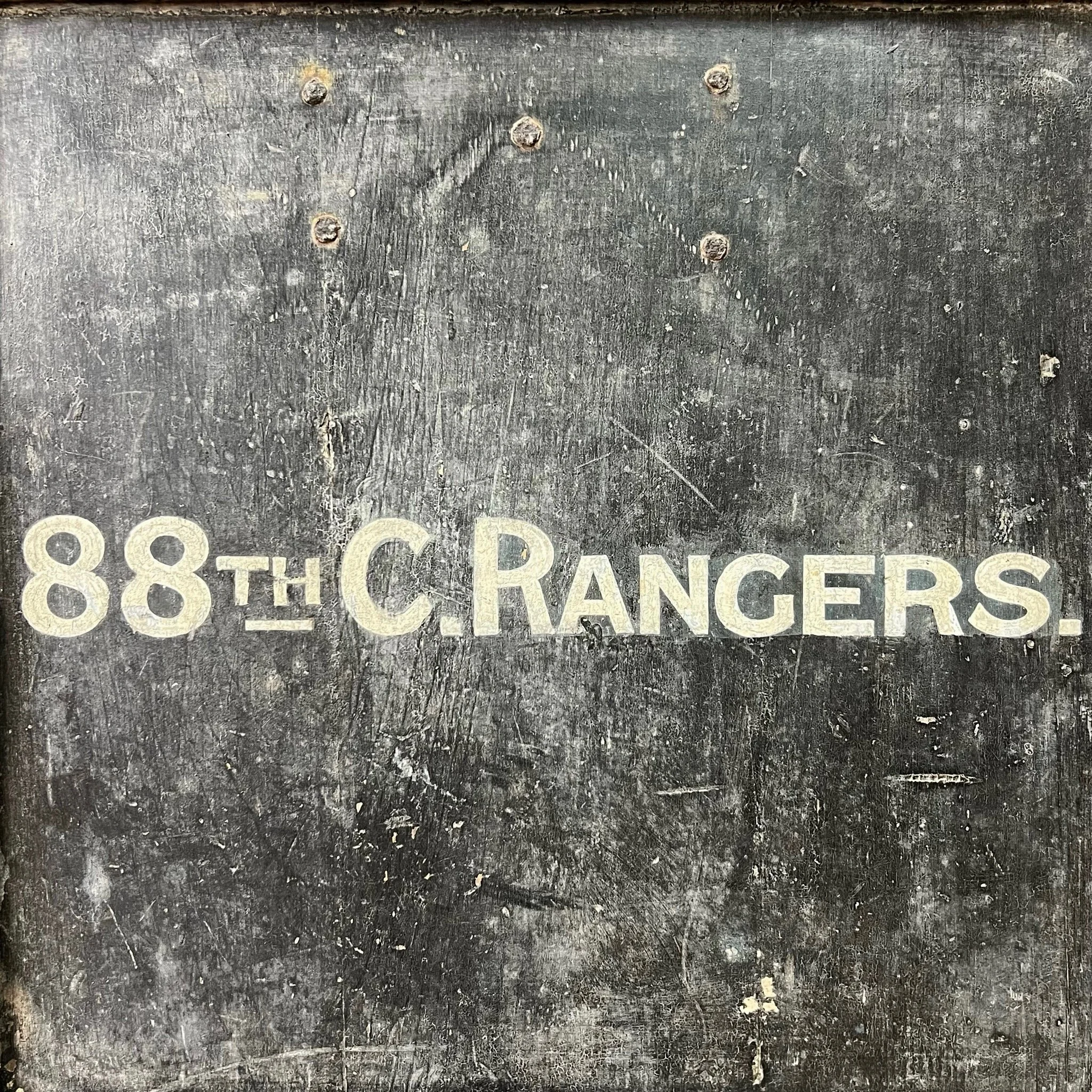 Extremely rare early 19th Century Secretaire Campaign Chest and original packing boxes, probably by reputed London maker William Day