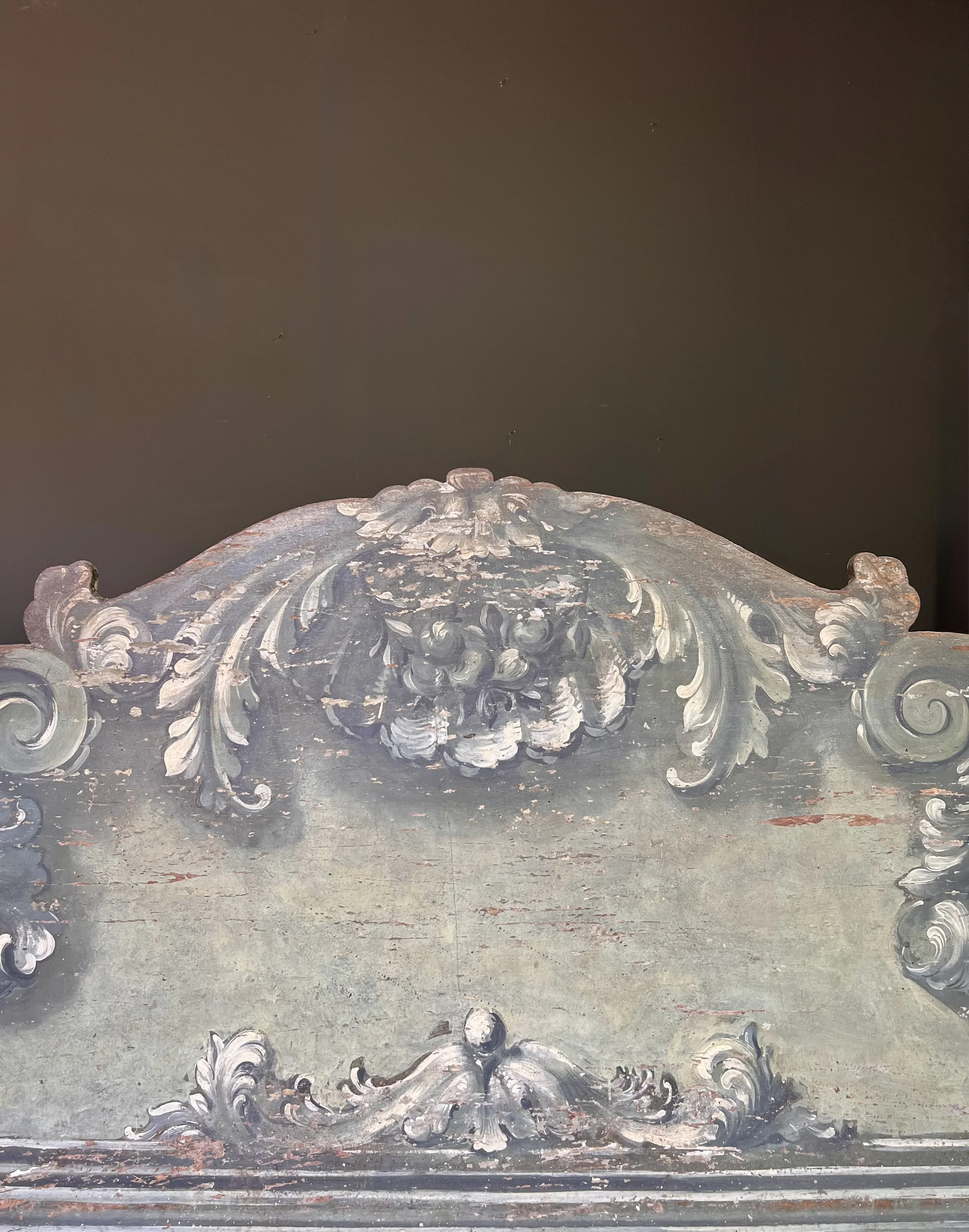 Rare 18th Century Italian Cassapanca Bench