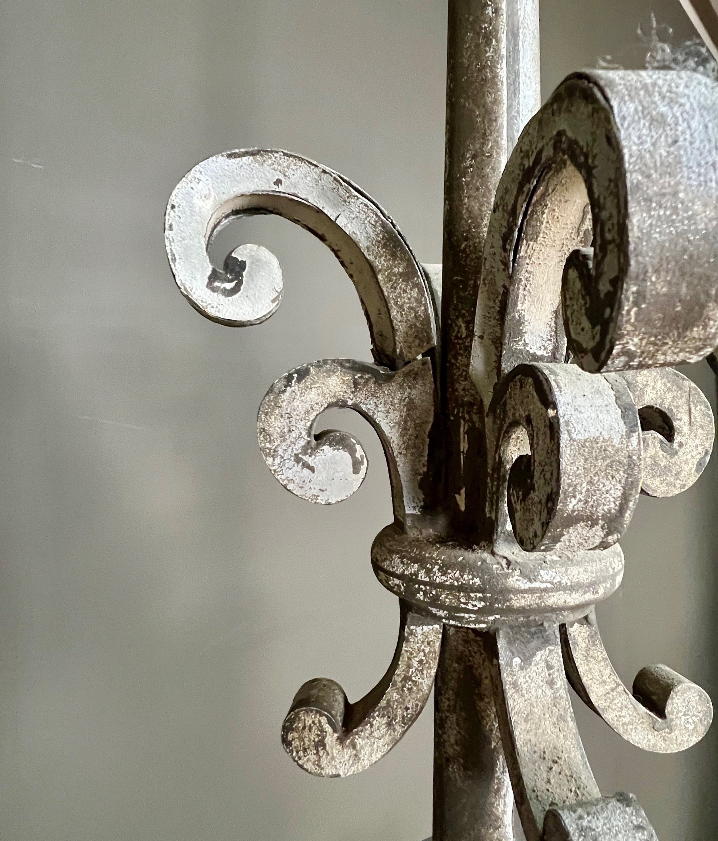 19th Century Zinc French Chateau Roof Finial