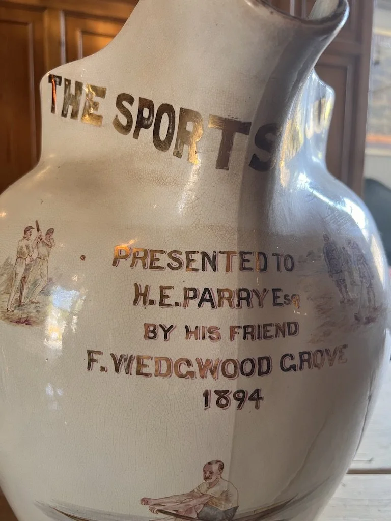 A fine and very impressive antique creamware or pearlware presentation jug