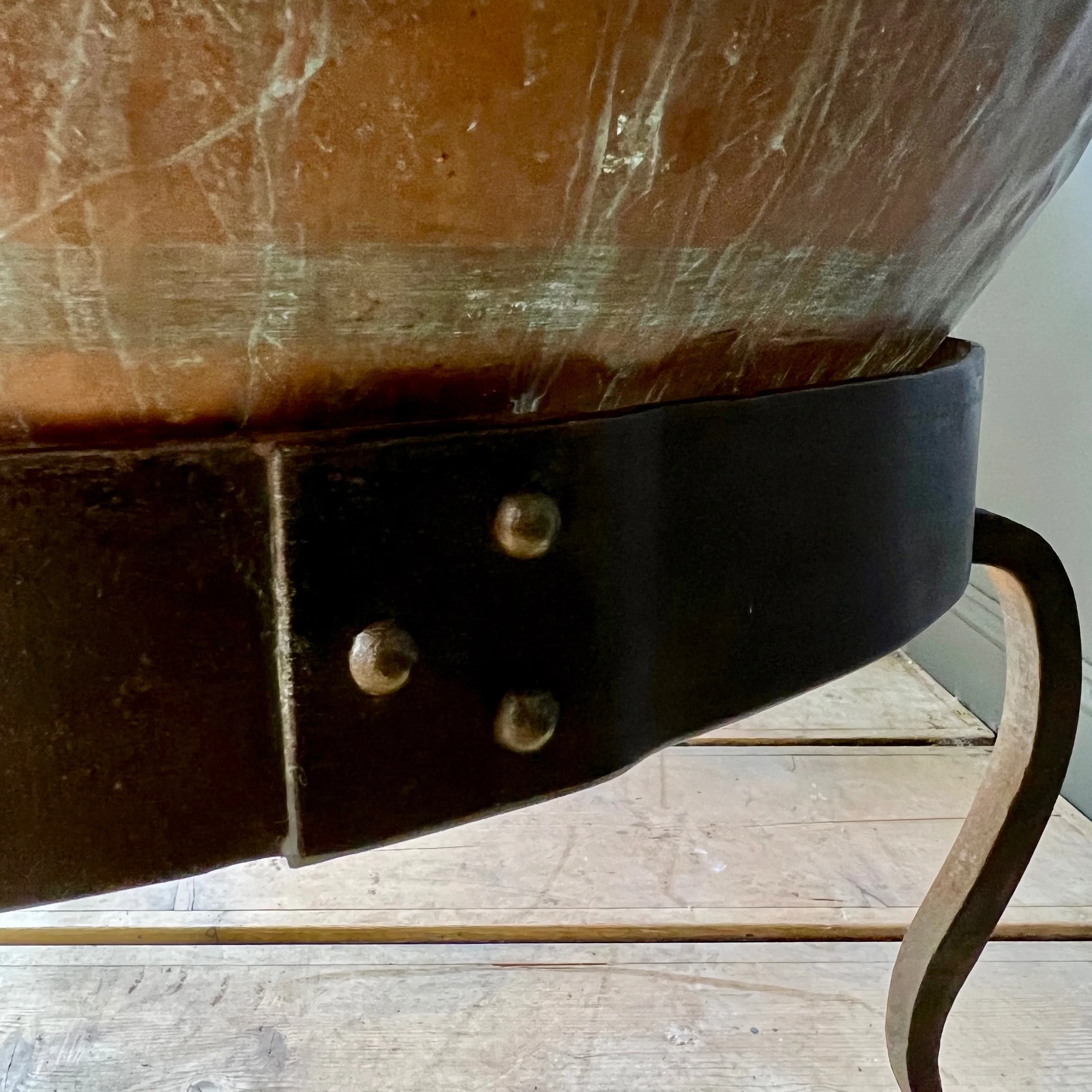 Huge 19th Century American Copper Boiler by T Burkhard