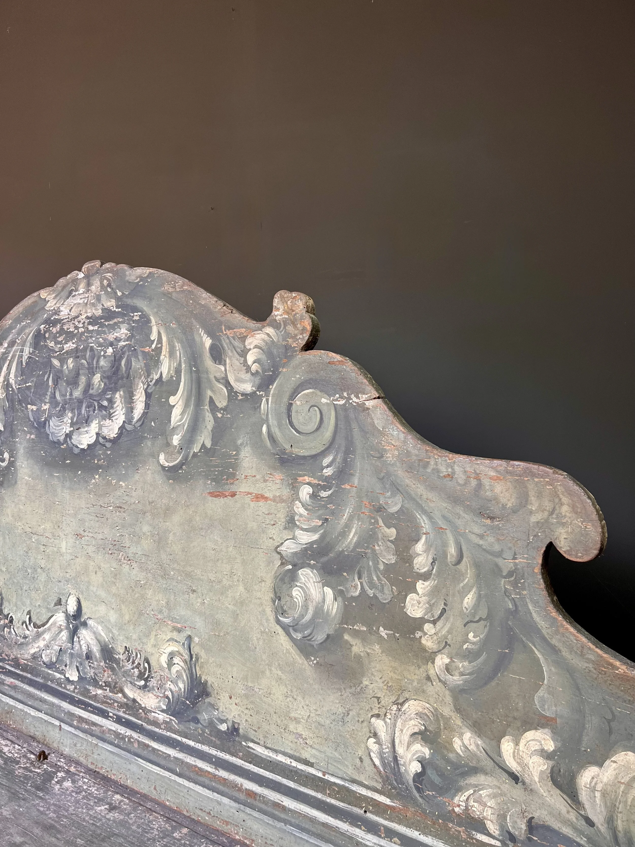 Rare 18th Century Italian Cassapanca Bench