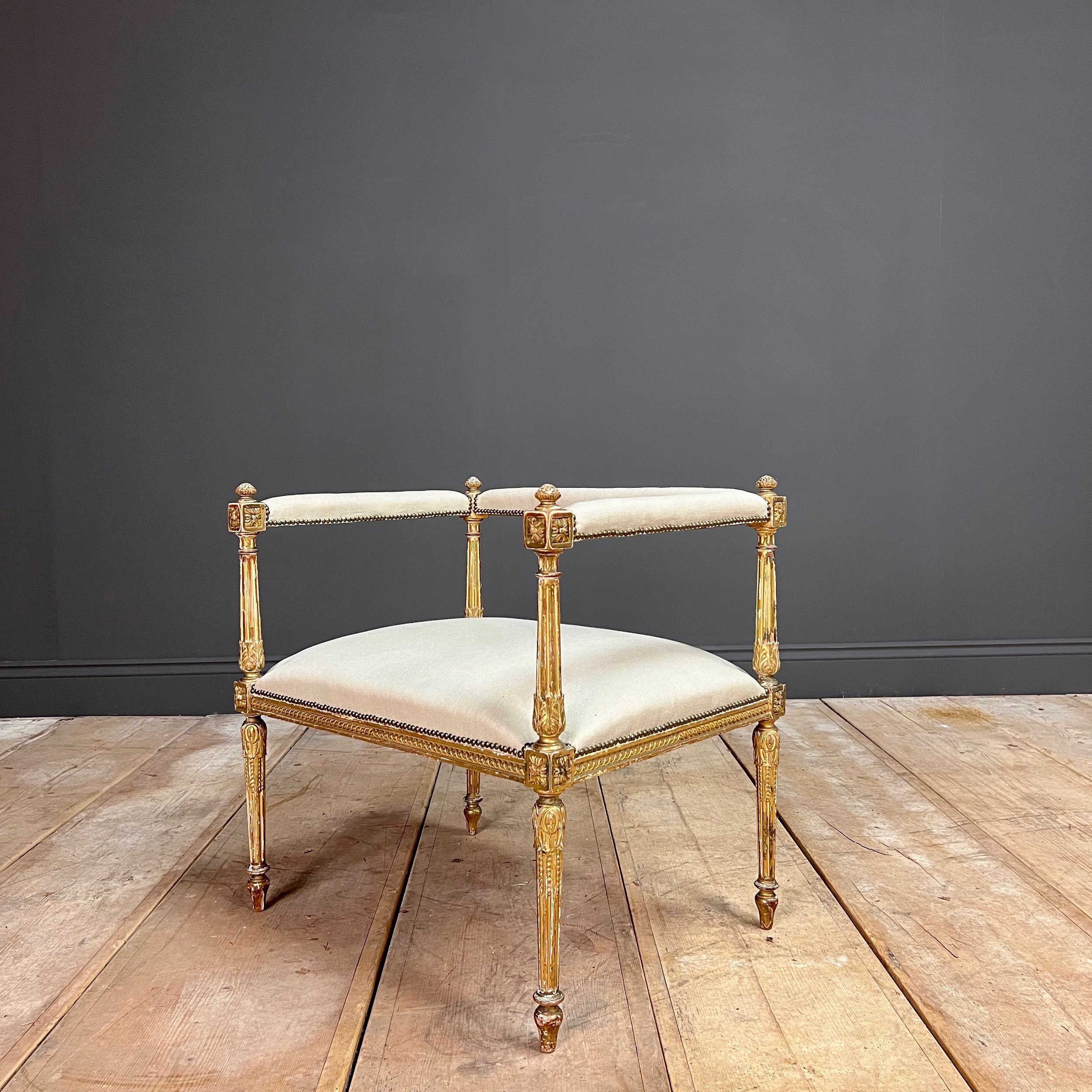 French 19th Century Piano Chair
