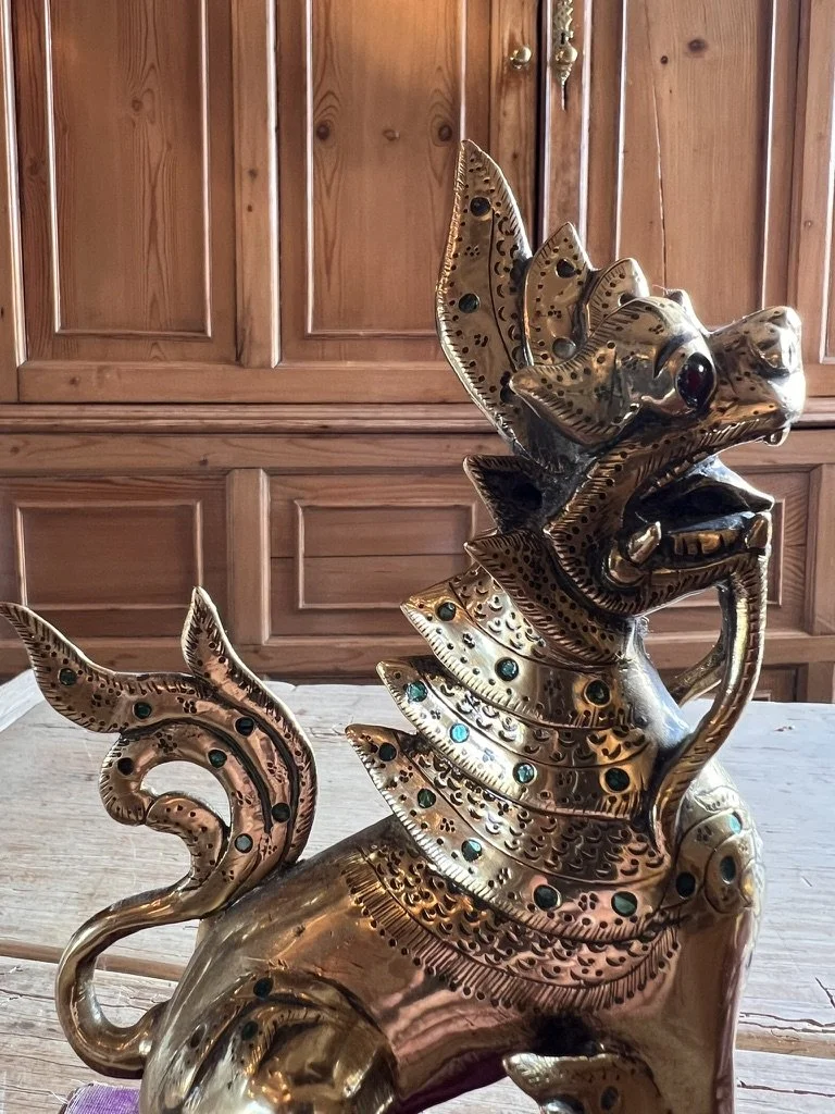 19th Century Burmese Chinthes