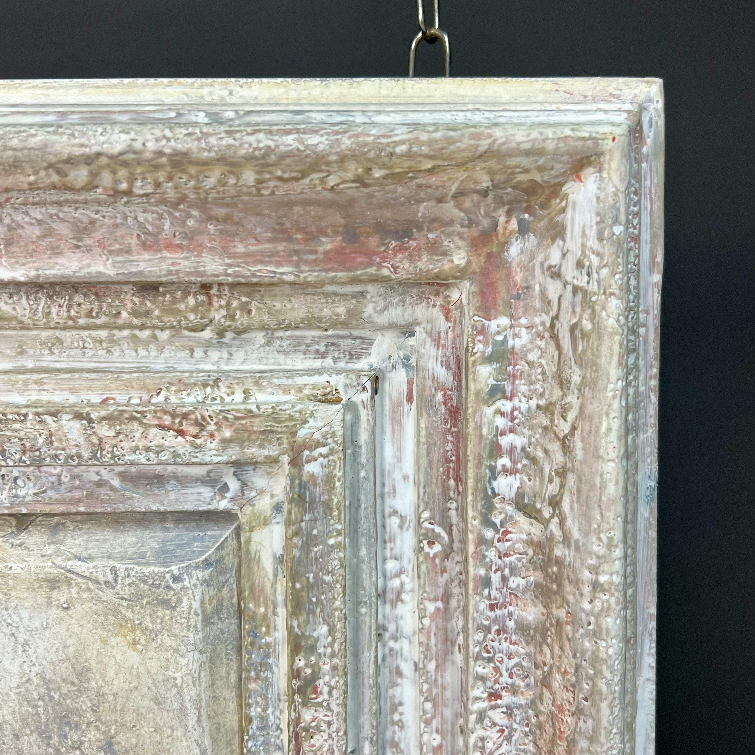 Kim James original framed plaster panel of Adam and Eve