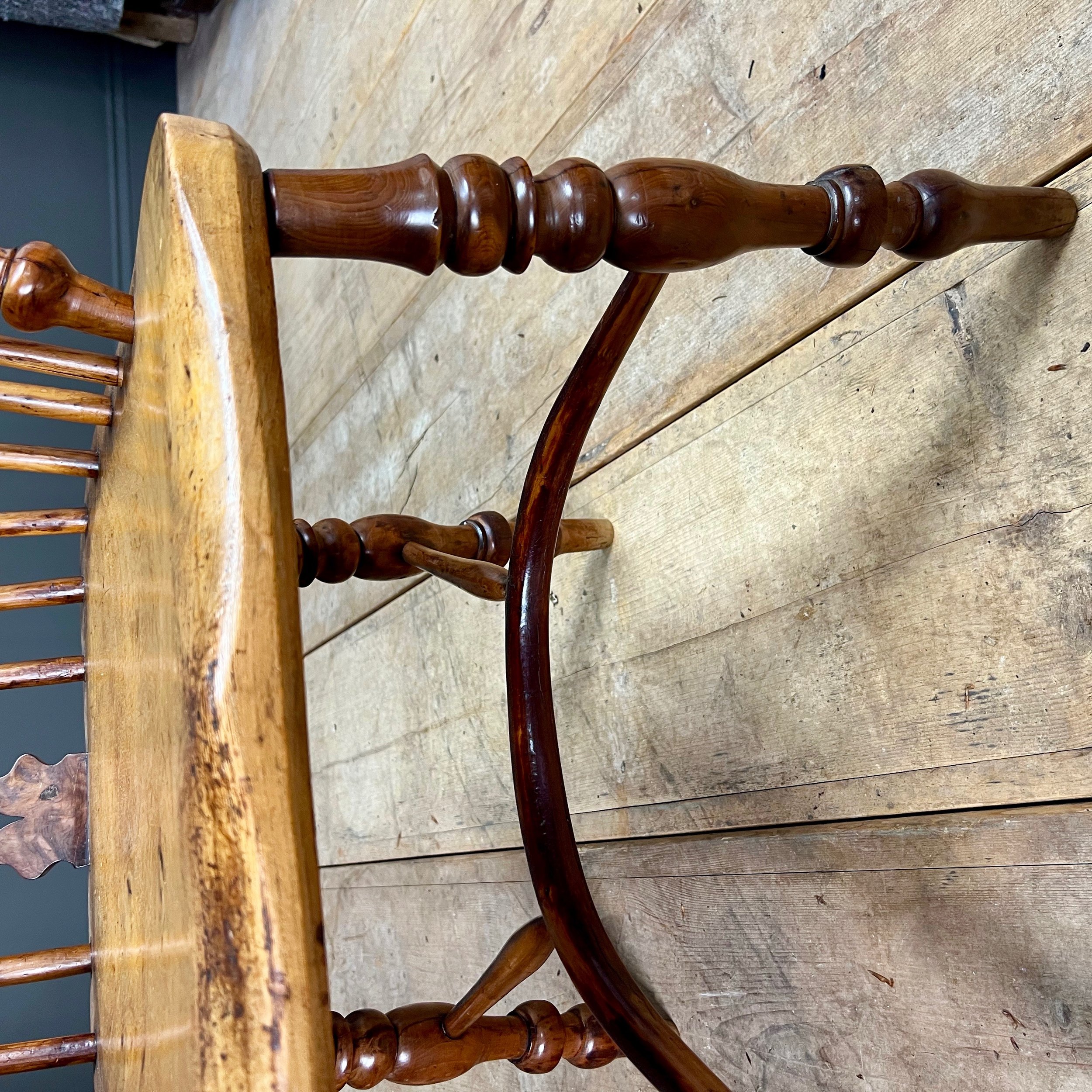 19th Century Yew Windsor Chair