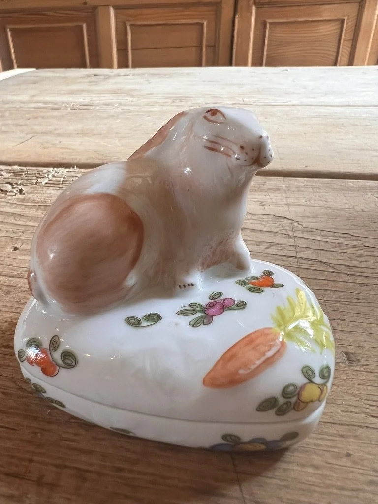 Limoges for Tiffany and Company Rabbit Pill Box