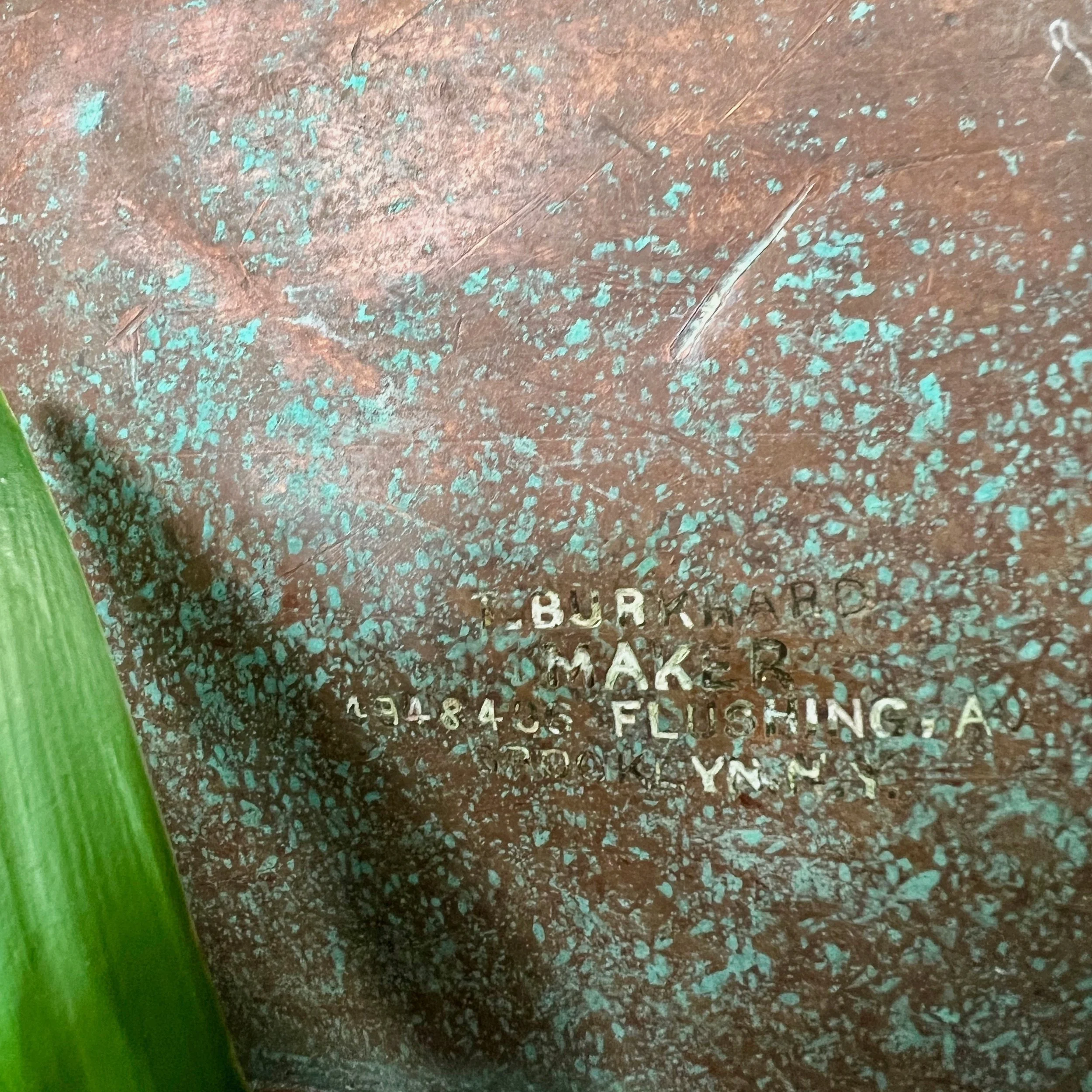 Huge 19th Century American Copper Boiler by T Burkhard