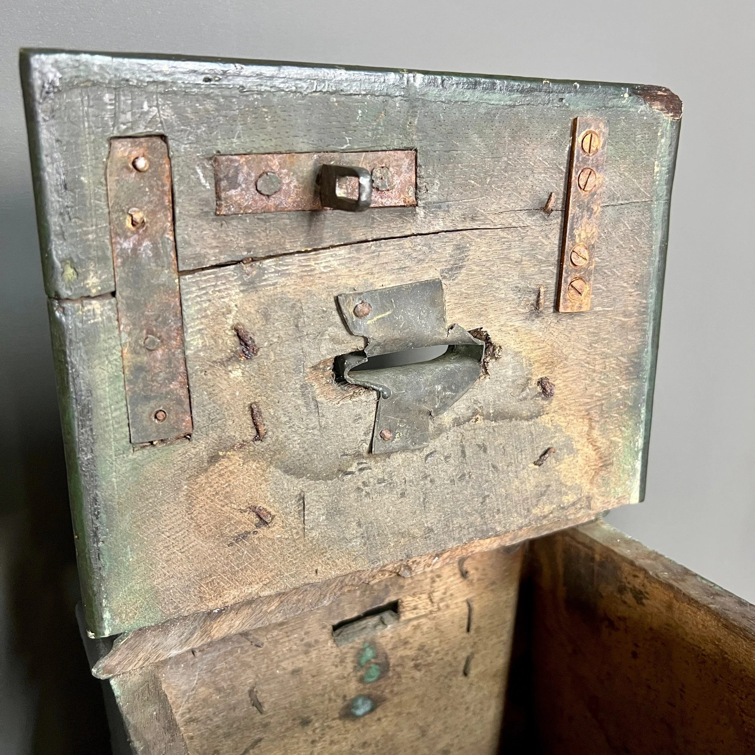 Saint Begge Hôpital Collection Box Andenne Belgian, early 19th Century